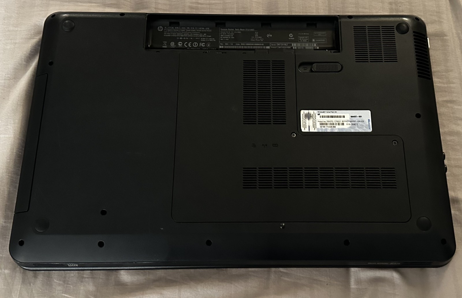 HP Pavilion G7-1167DX AMD Phenom II P960 1800MHz (500gb HD 8GB Ram) Works