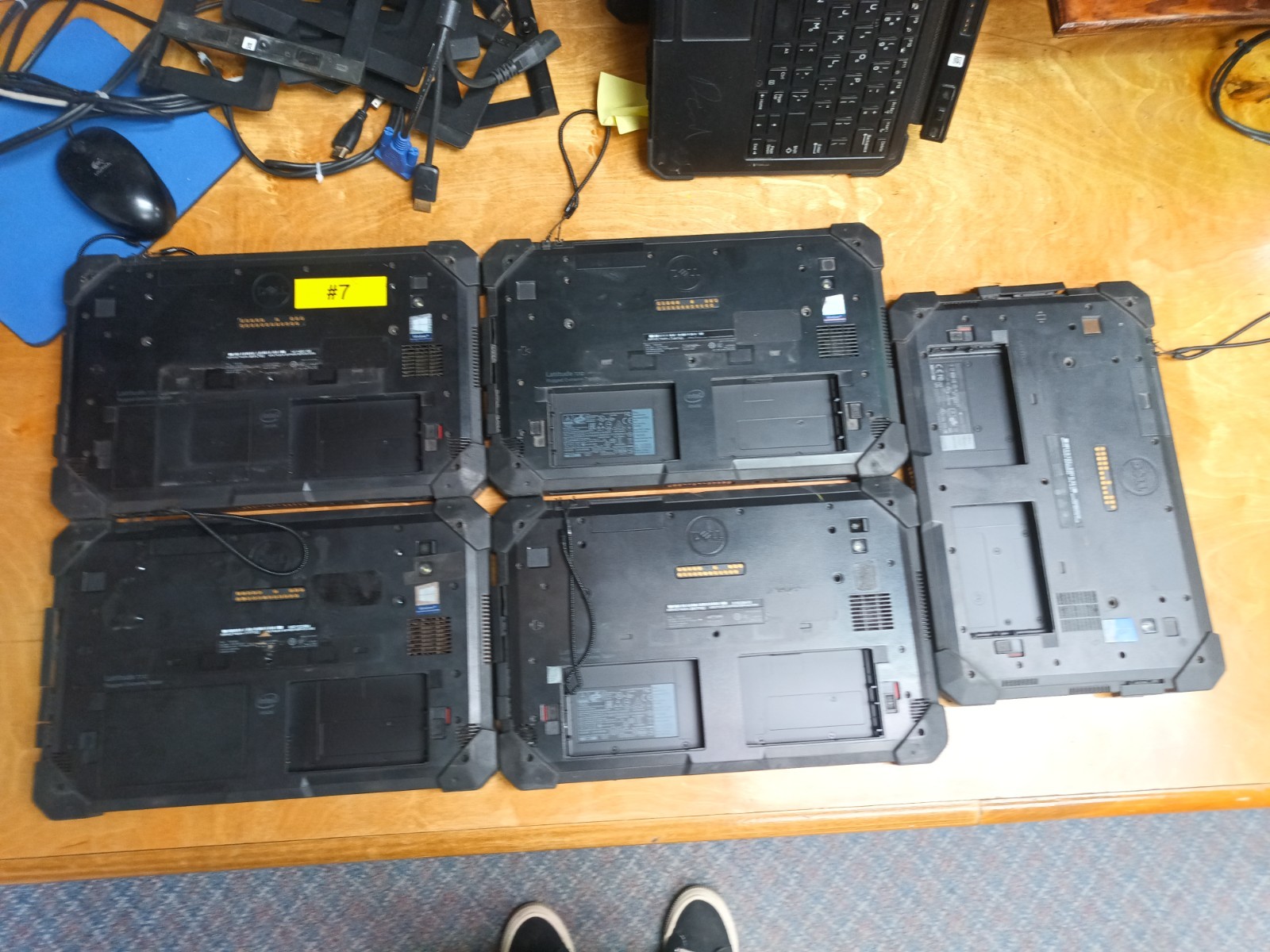 Dell Latitude Rugged Tablet Lot of 5 7212 & 7202 Parts Repair i5-8350U SSD RAM
