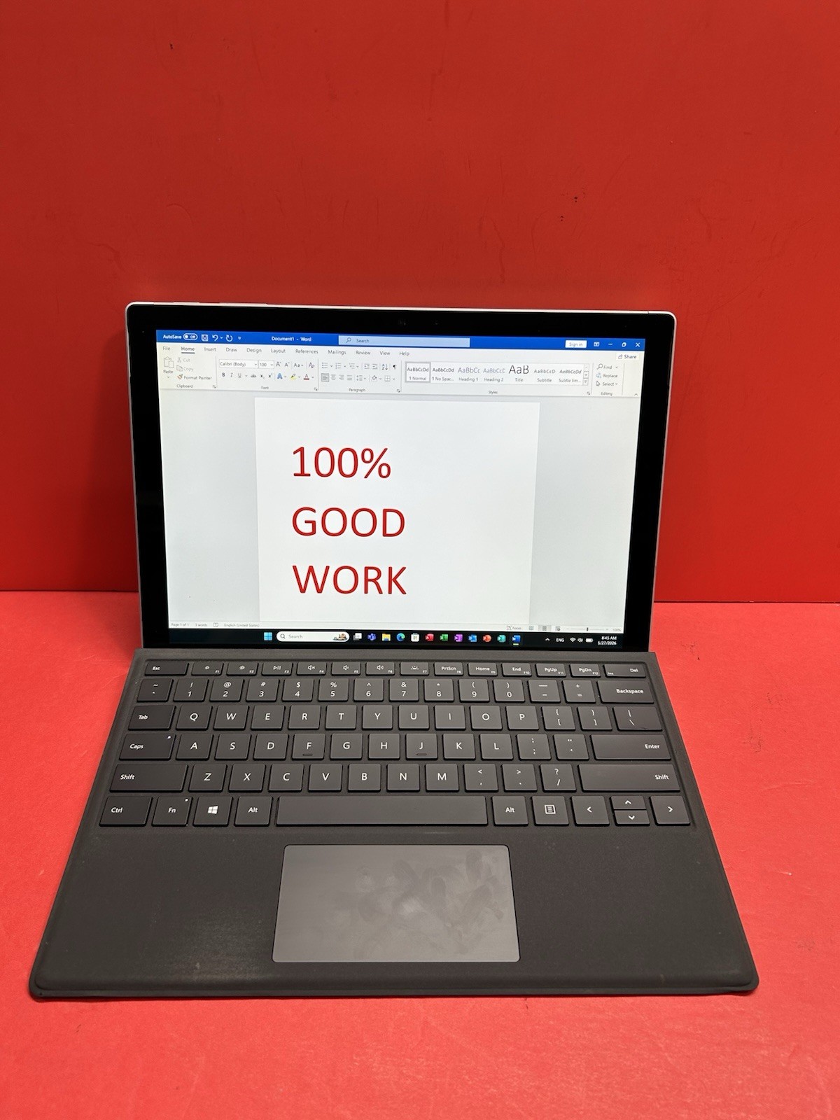 Microsoft Surface Pro 6 13” 1796 Tablet 8th i5‑1.7GHz 8GB 256GB Windows 11pro
