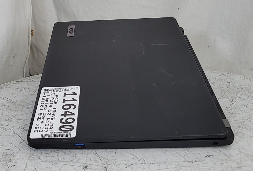 ACER TRAVELMATE P214-52 N19Q7 Laptop Core I3-10110U 8GB SEE NOTES