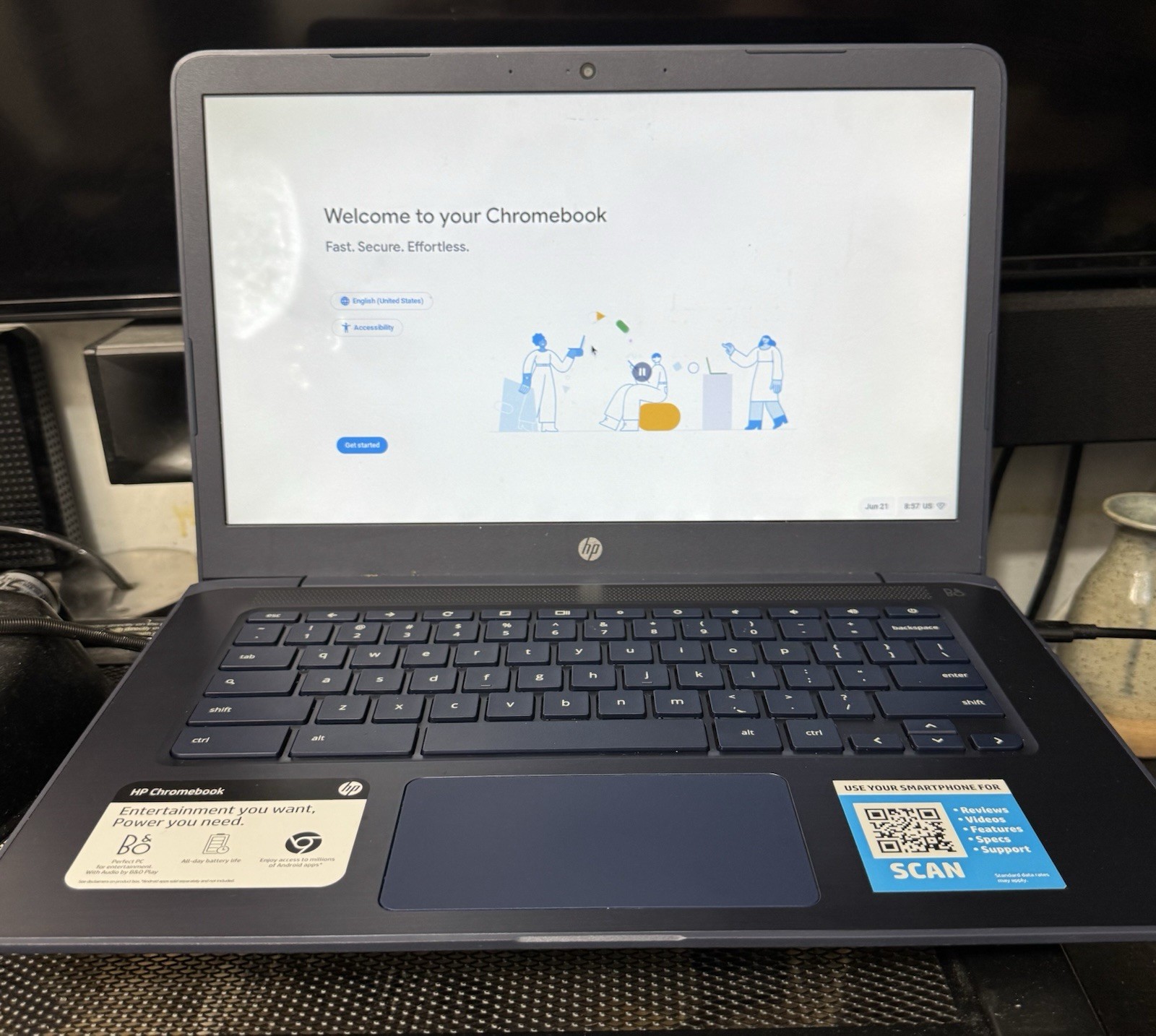 HP Chromebook 14-db0031nr ChromeOS Laptop | Used | Read Description