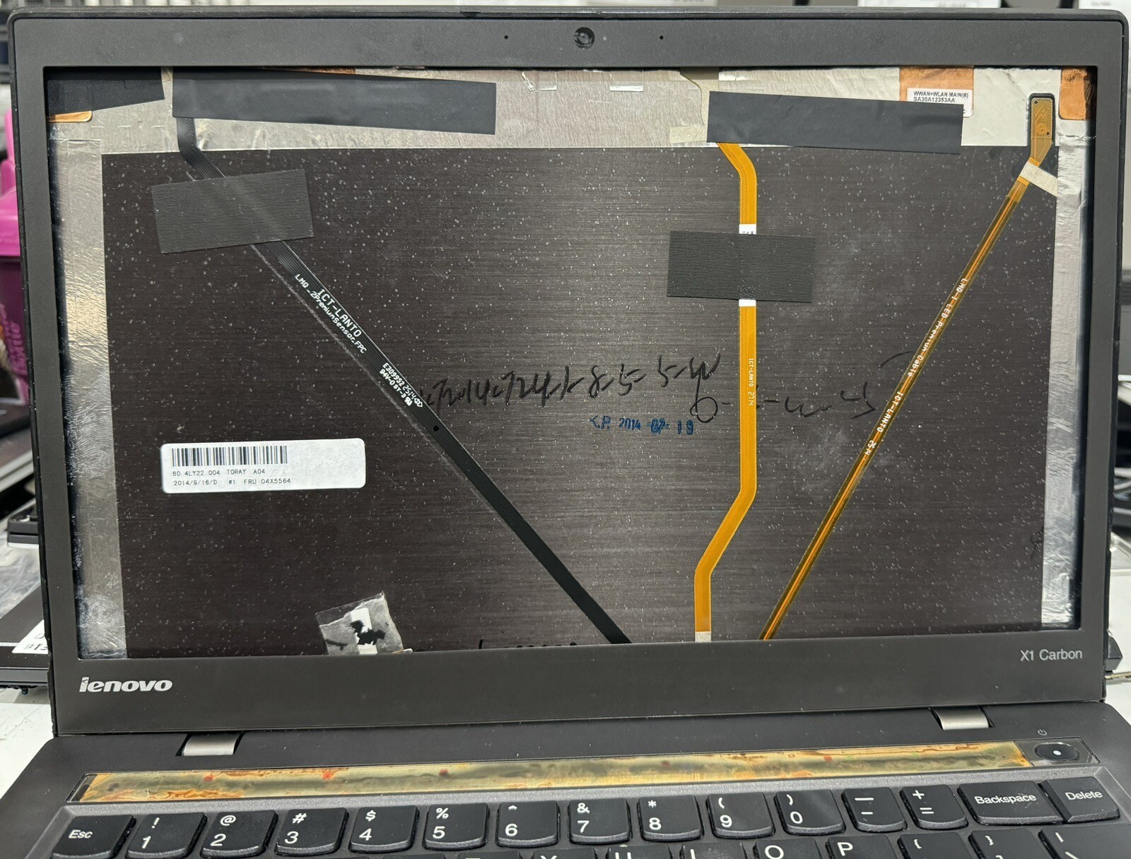 Lenovo X1 Carbon 2nd Gen – 14.0″ Intel I7-4600U 8gb 256gb SSD, Parts