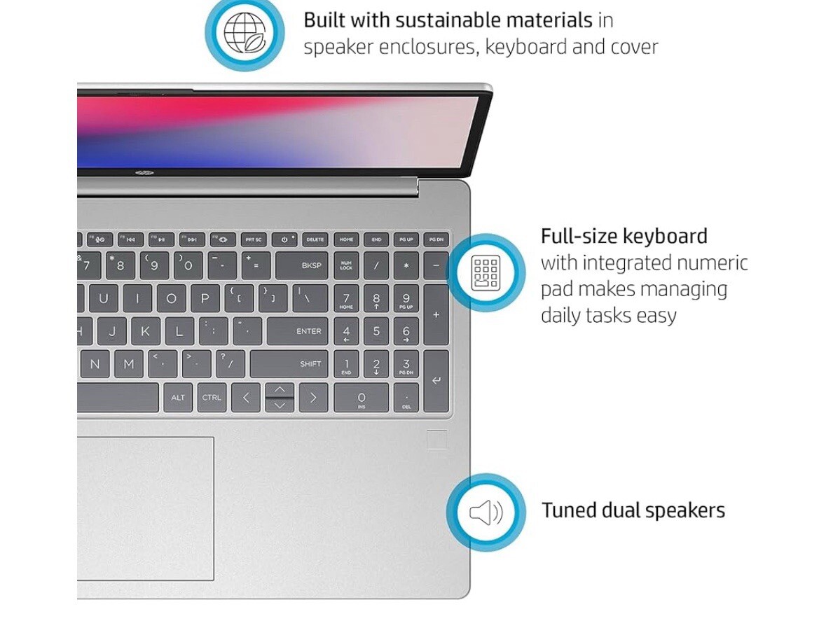 HP 15.6″ Diagonal Full HD (1920 x 1080) Laptop, 11th Gen Intel Core