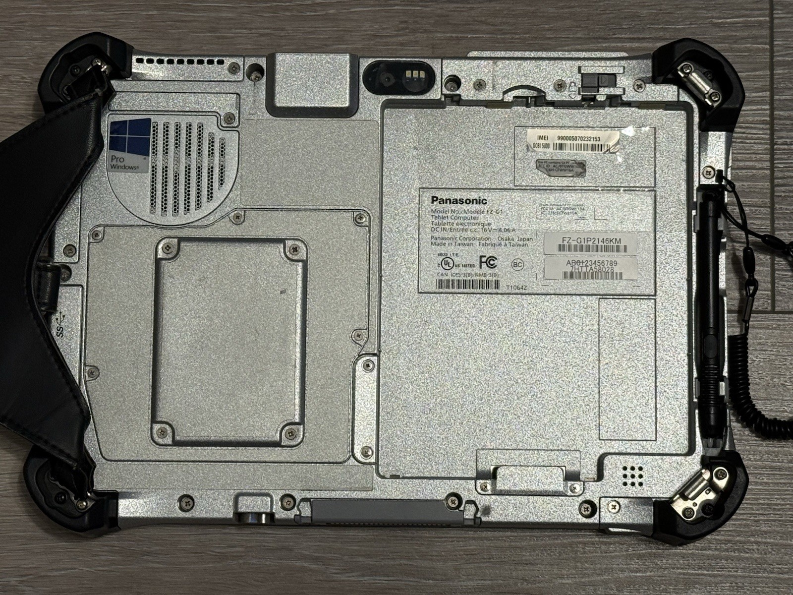 Panasonic Toughpad FZ-G1 GPS i5-6300U 2.4GHz 8GB 256GB SSD 11 Pro LTE