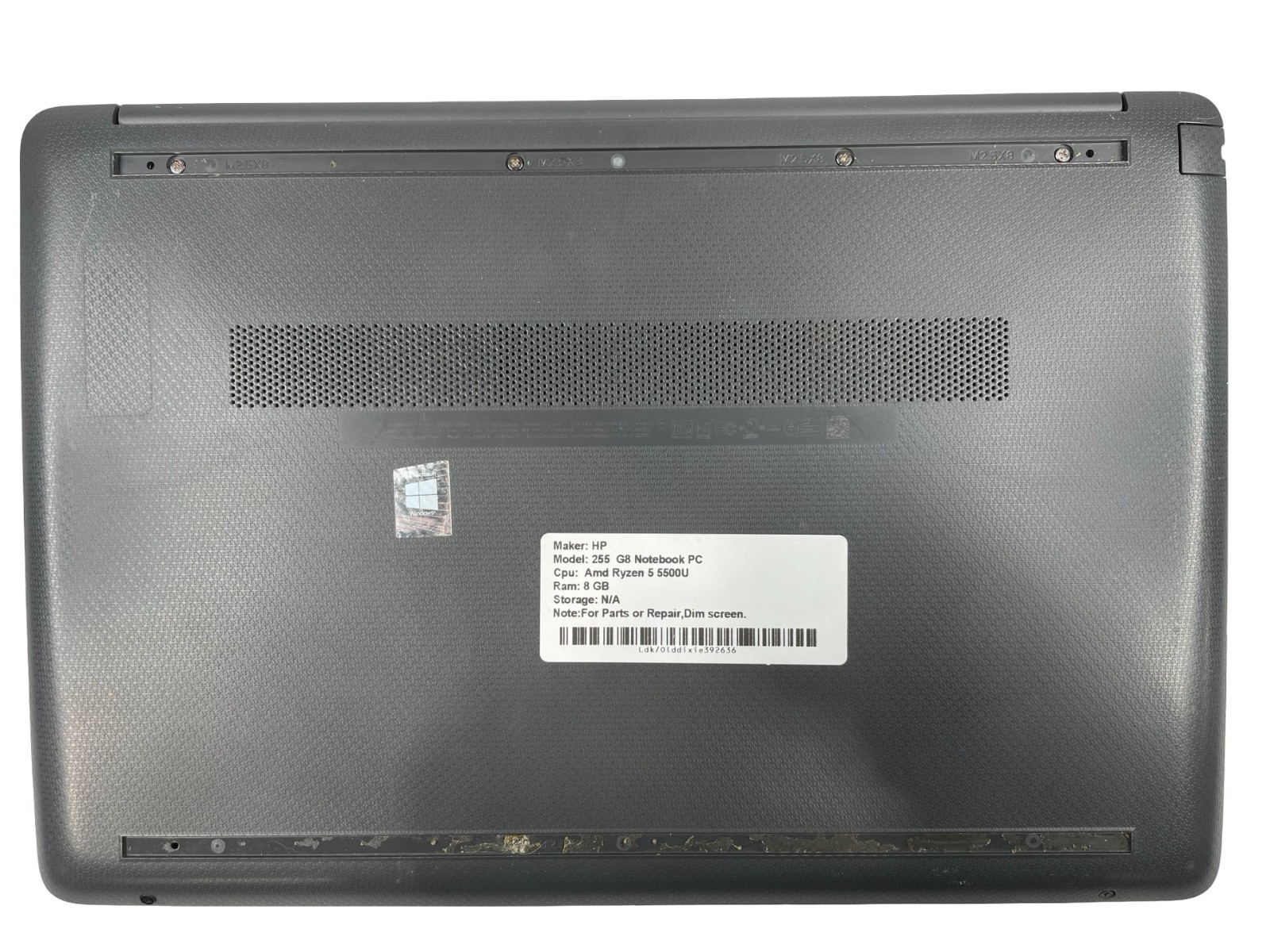HP 255 G8 Notebook PC Amd Ryzen 5 5500U 8 GB N/A