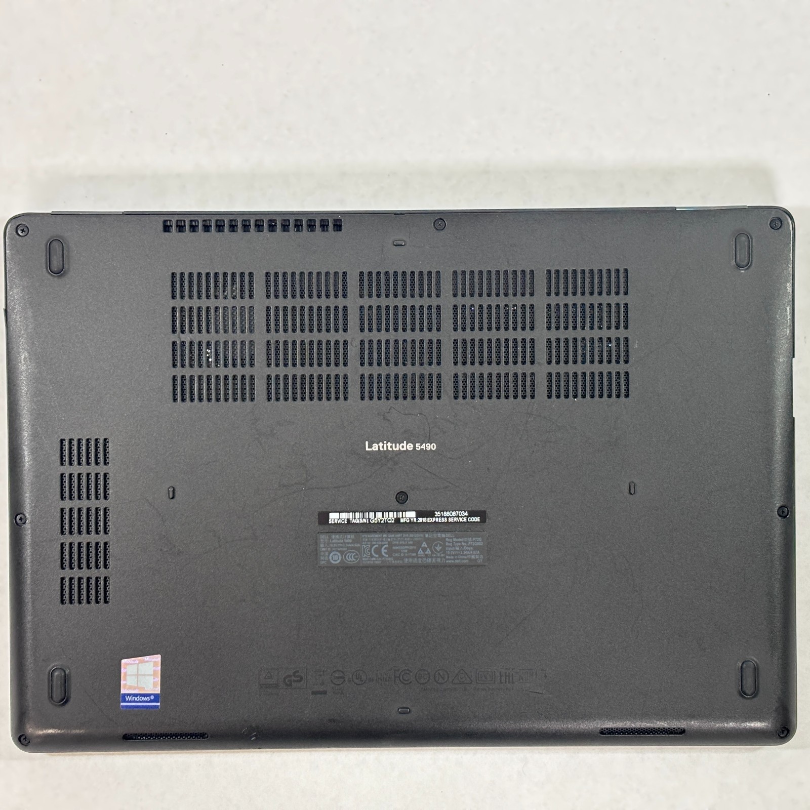 Dell Latitude 5490 Intel Core i5-8350U @ 3.60GHz 16GB RAM, 256GB NVME Win11P