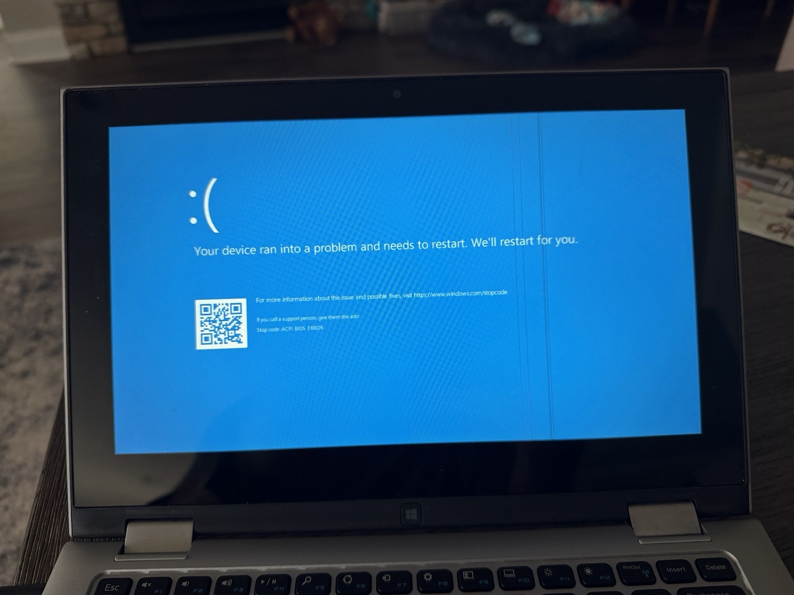 Dell Inspiron 11 – 3147 – Boots To BIOS – Error Loading Windows
