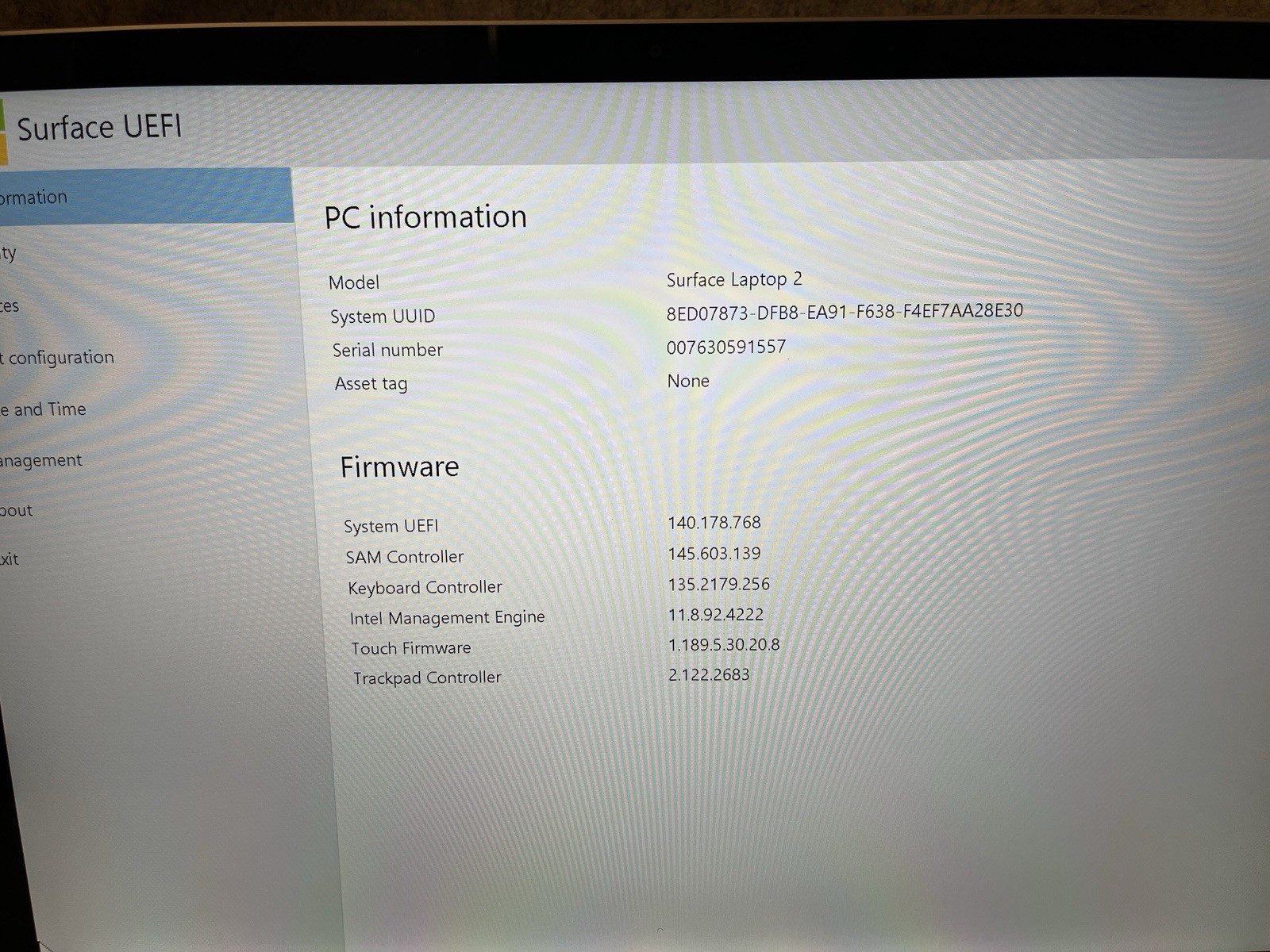 Microsoft Surface Laptop 2 i7-8650U @ 1.90GHz 16GB 512GB SSD Touch screen W-11 P