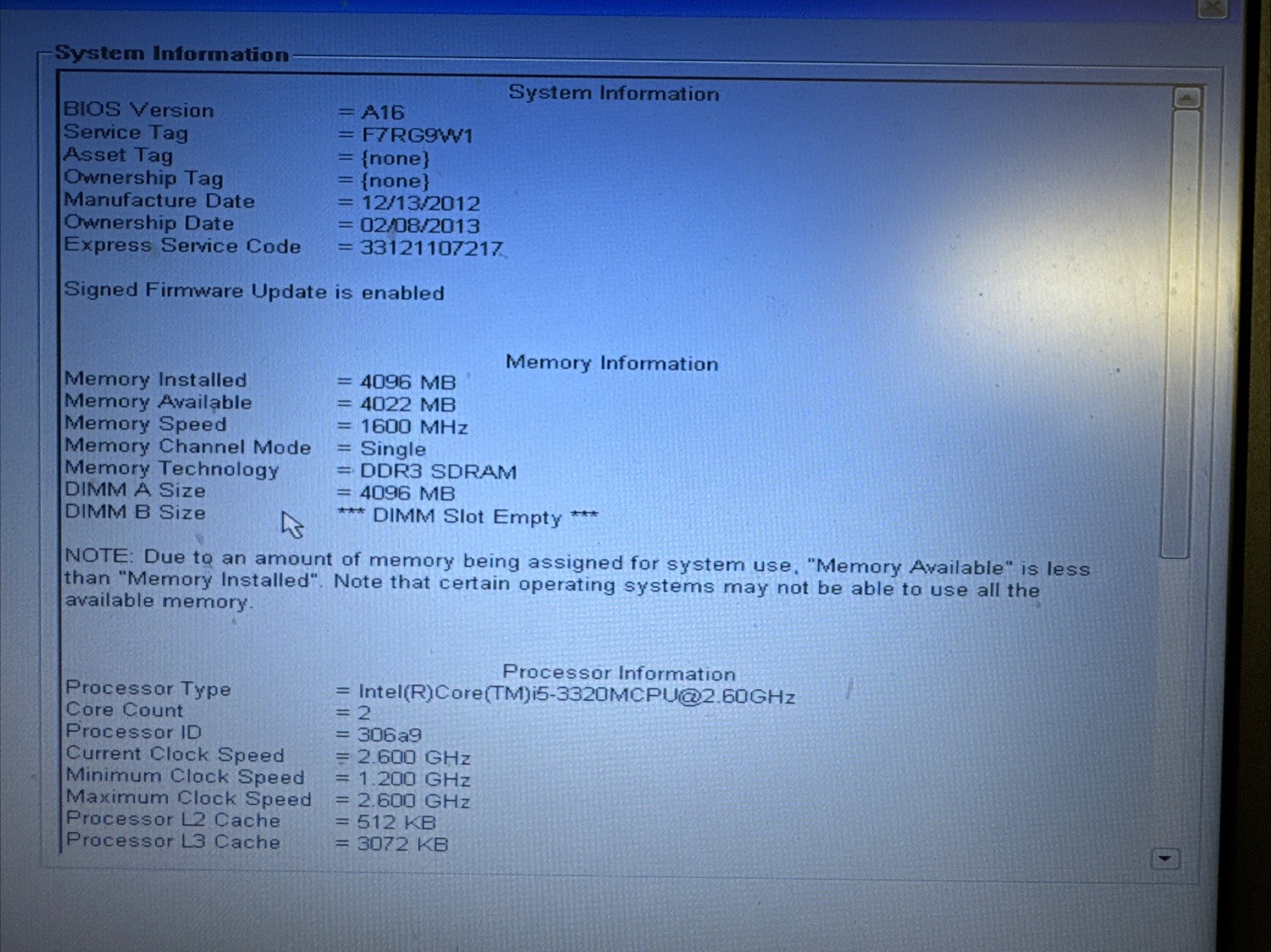 Dell Latitude E6430 14 Inch Laptop For Parts/Repair