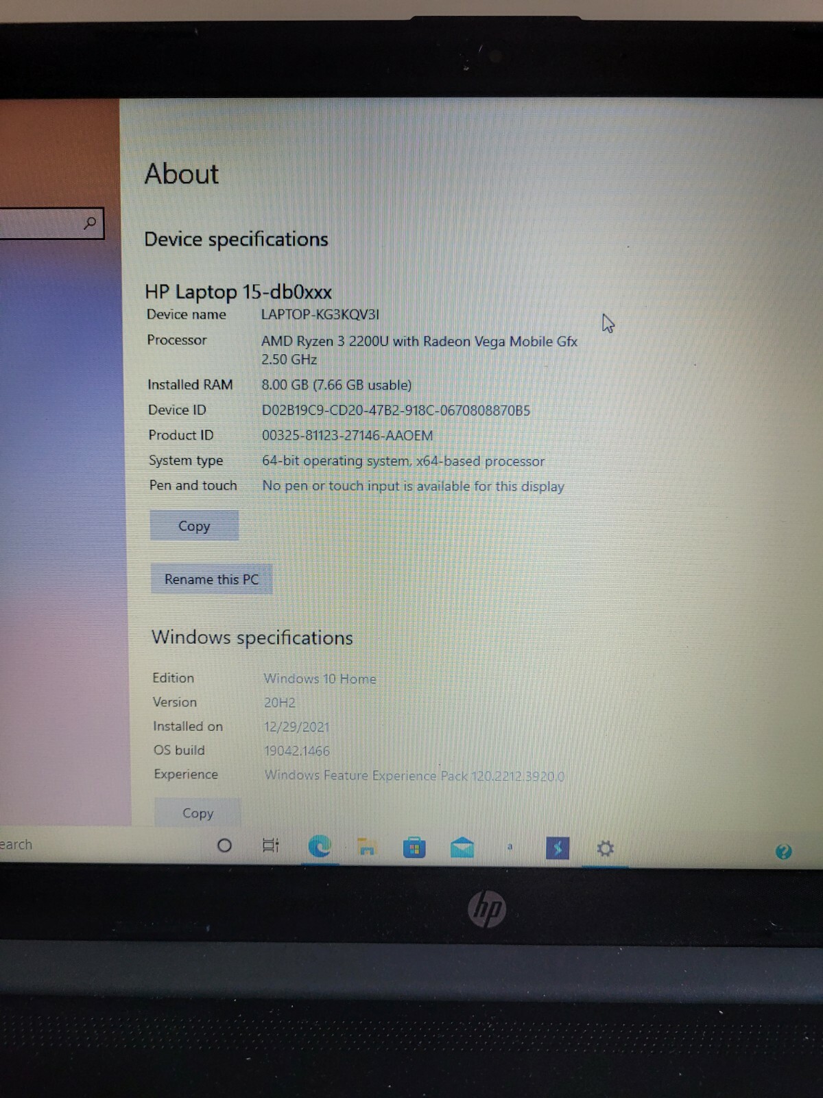 HP Laptop 15