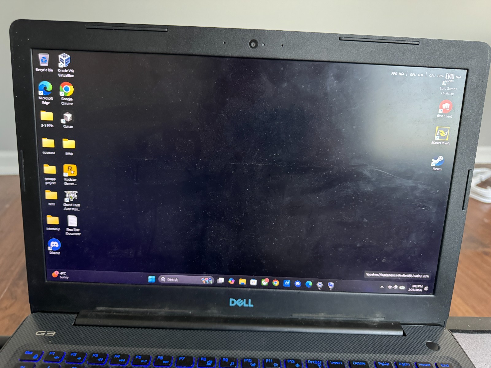 dell g3 gaming laptop – G3 3579 with 2Tb SSD and 4GB 1050Ti graphics – Intel i7
