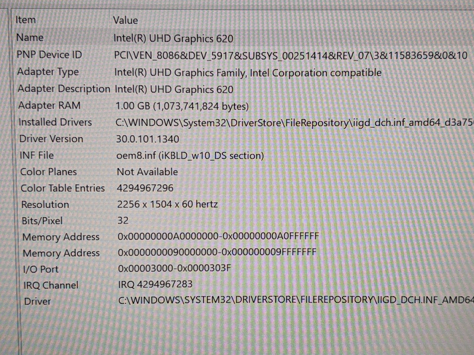 MS Surface Laptop 2 1769 13.5″ 2256×1504 i7-8650U 1.9GHz 8GB 256GB SSD AS-IS
