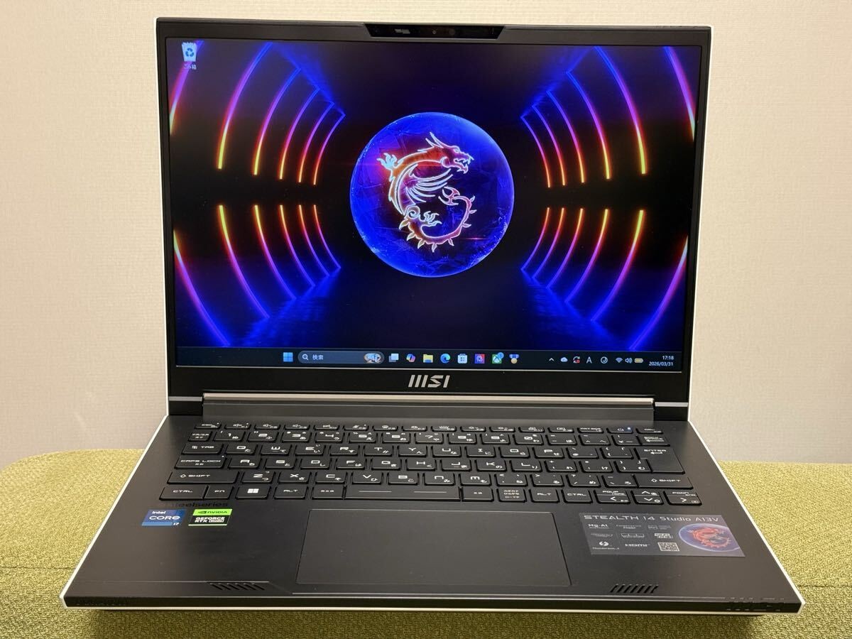 MSI Stealth 14 Studio A13VE 14″ 16GB 1TB SSD GeForce RTX 4050