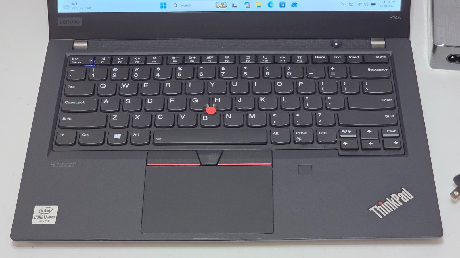 Lenovo ThinkPad P14S Gen 1- Intel i7-10610U, 48GB RAM, 1TB SSD NVIDIA P520 Touch