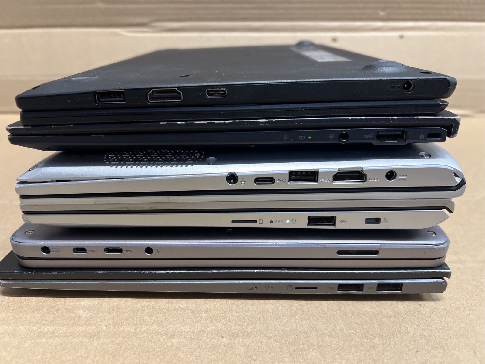Lot of 6 ASUS VivoBook ExpertBook i5 i3 Celeron Pentium 4-8GB Laptops