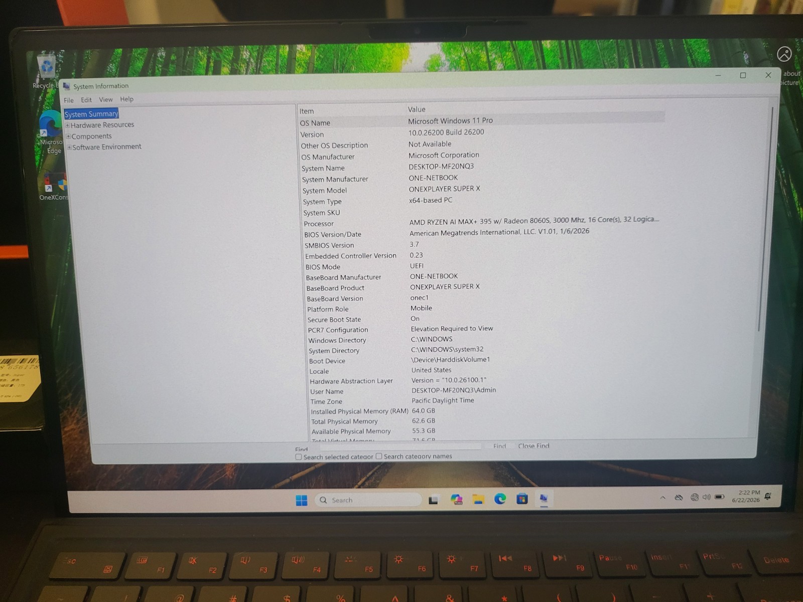 OneXPlayer Super X 14″AMD AI MAX+ 395 Laptop + Tablet 2-in-1 64GB+1TB Water cool