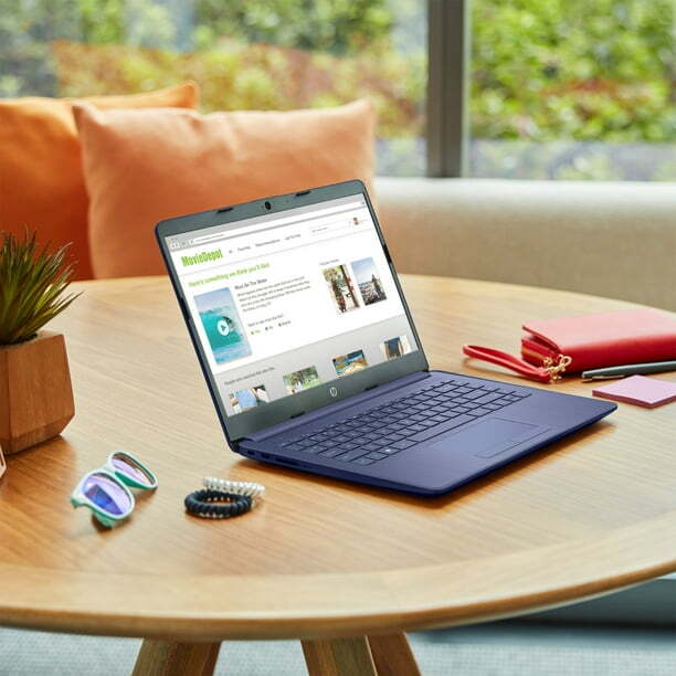 HP Stream Laptop 14″ HD Celeron N4120 4GB 64GB eMMC Webcam Office 365 Blue