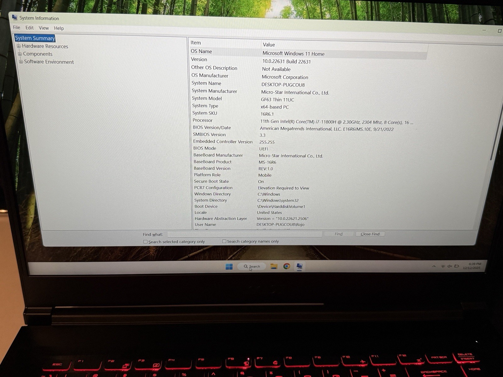 MSI GF63 Thin 11UC Gaming Laptop Intel i7 Rtx 3050 1tb Ssd 16gb Ram