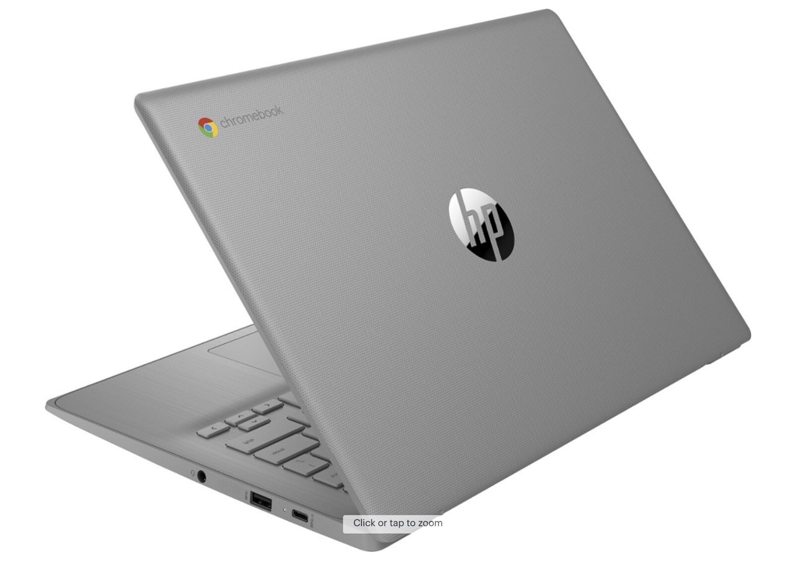 HP – 14 Inch Chromebook Laptop – Intel celeron – 4GB Memory – 64GB – modern Gray