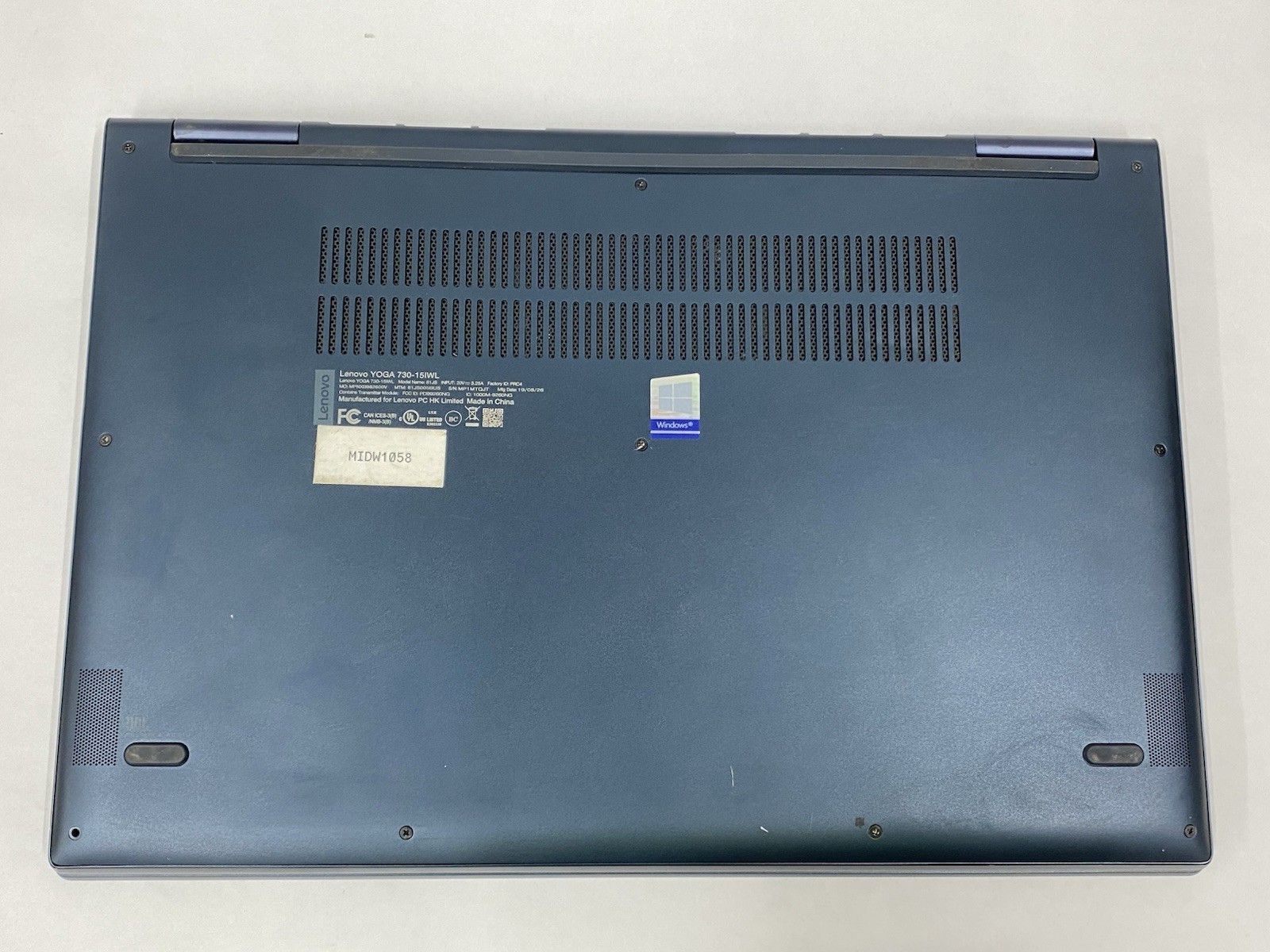 Lenovo Yoga 730-15IWL Grade B Touch FHD i5-8265U 8GB 256SSD W11P