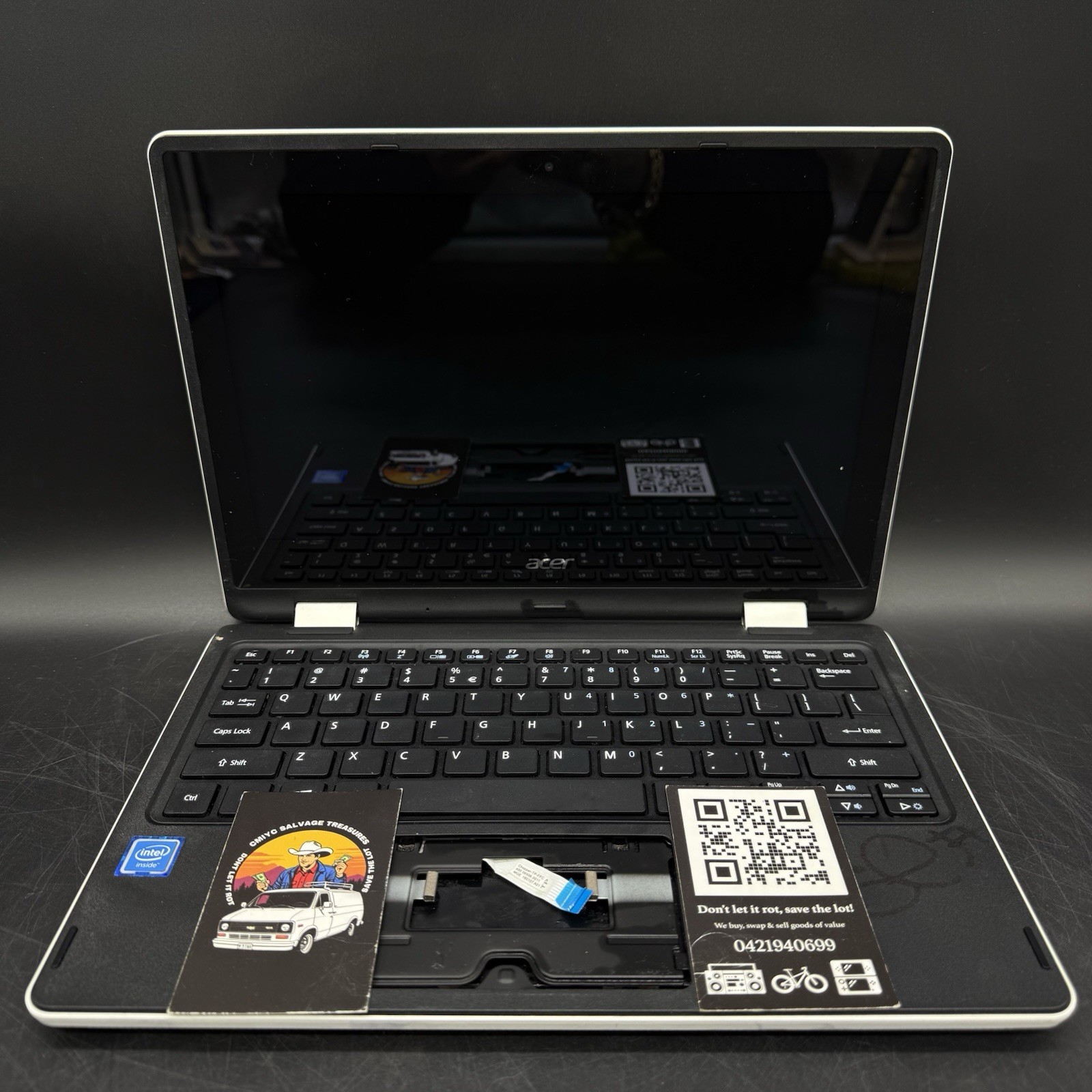 Acer Aspire 11.6″ Touch Screen R3 Series Model N15W5 Note Book Laptop White