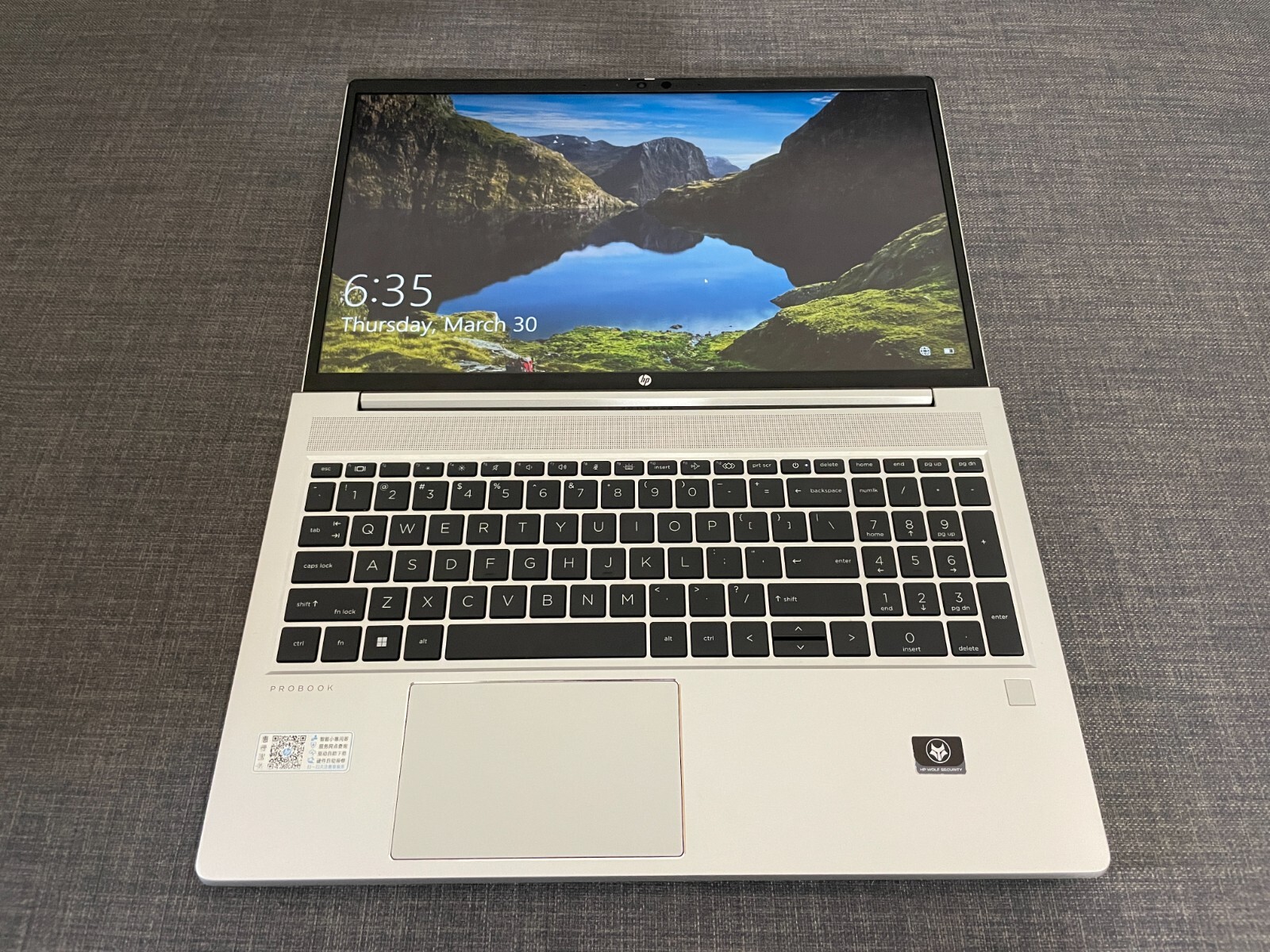 Used HP ProBook 455 G9 AMD Ryzen 5 5625U 16/512GB 15.6″ Win10 Laptop Notebook PC