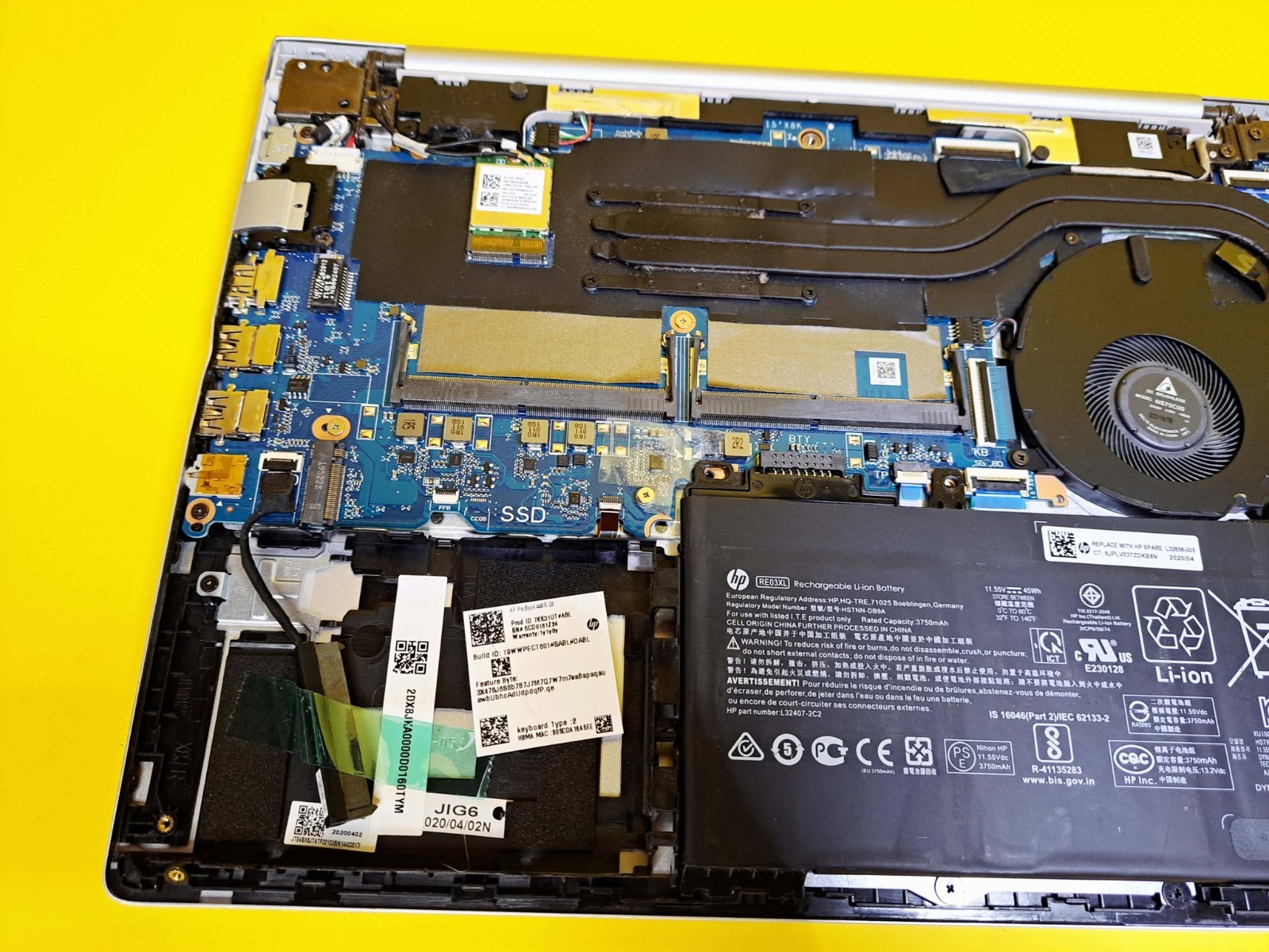 ⚡100% UNTESTED-MISSING PARTS⚡HP PROBOOK 455R G6 AMD RYZEN 5 3RD GEN 15.6″ LAPTOP