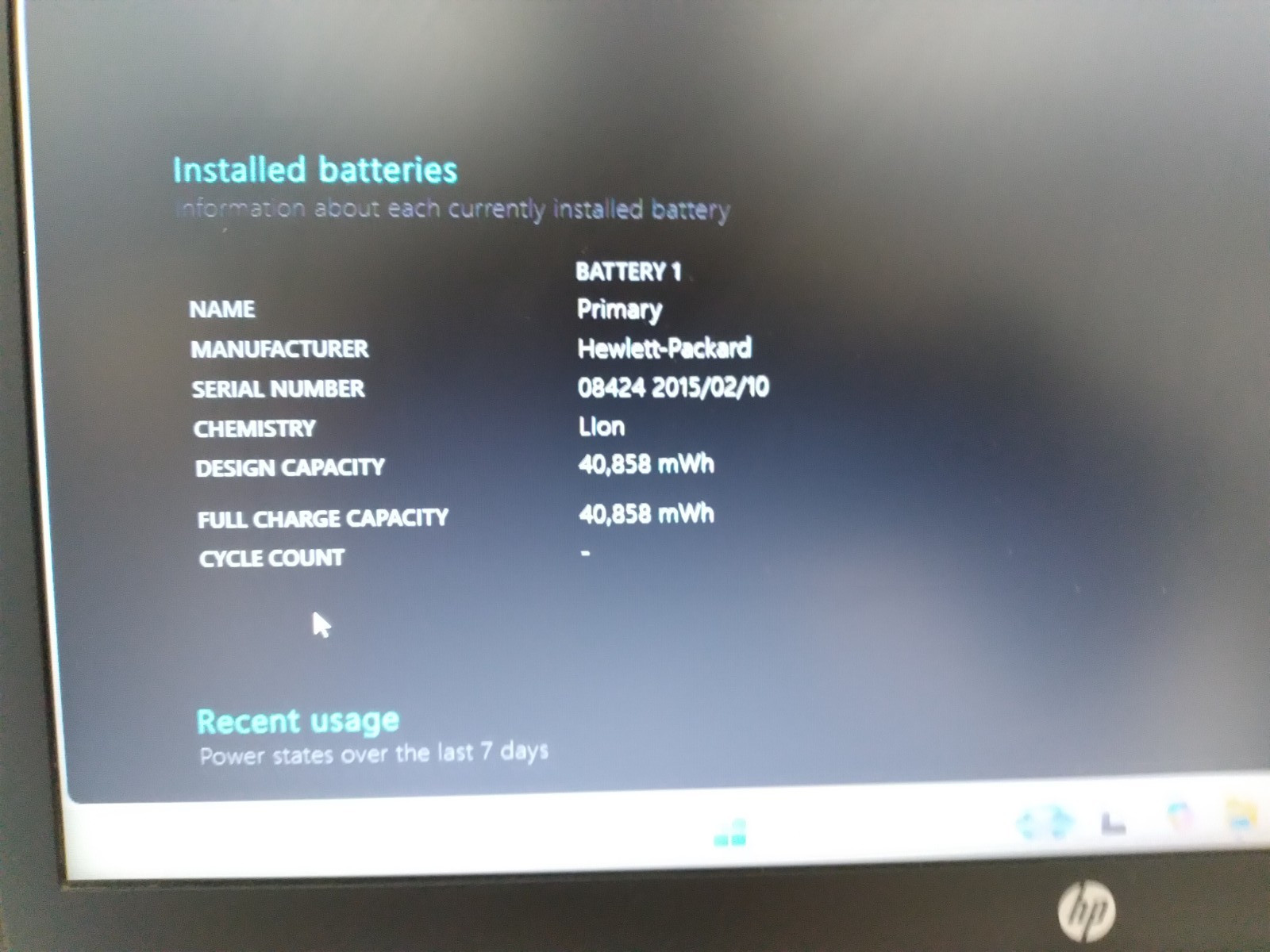 HP ELITEBOOK 850 G2 15.6″ CORE i5-5200U@2.20GHz 8GB RAM 1TB HDD Win 11 Pro