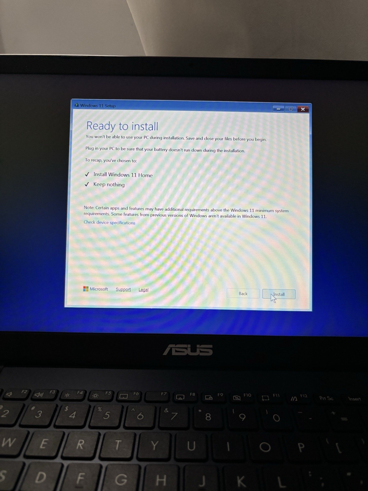 ASUS Laptop Intel Celeron 15-15.9 in Windows 11 Home Notebook, Black