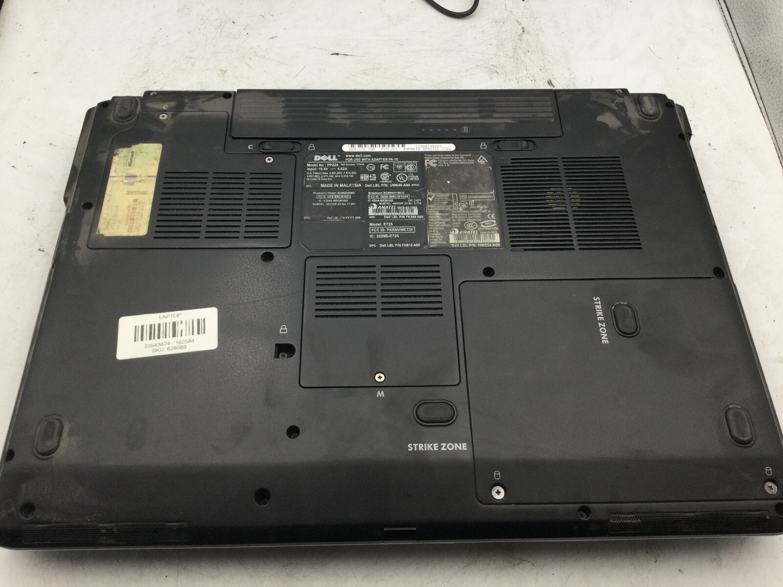 DELL INSPIRON 1720 – BOOTS TO BIOS – INTEL CORE 2 DUO – 512MB RAM -READ DESC- BB