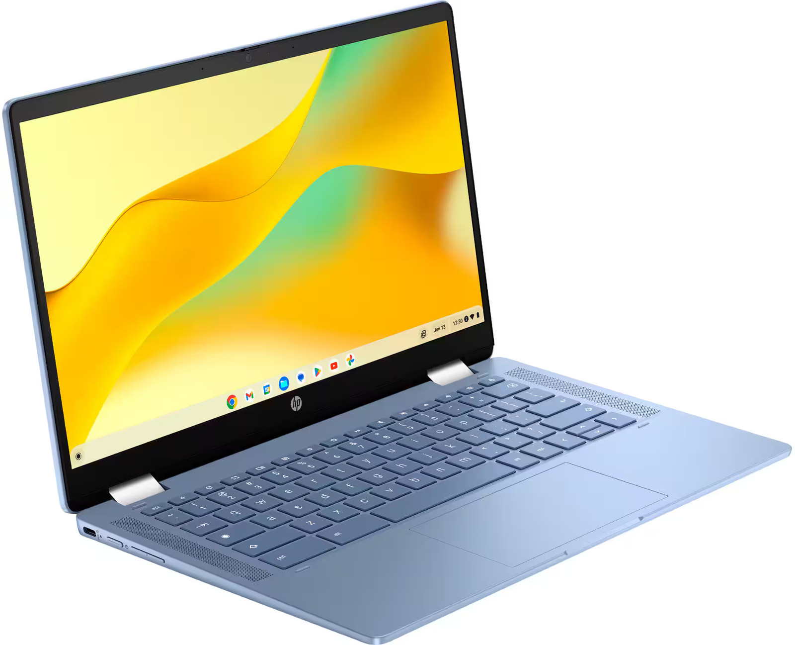 HP – 2-in-1 14″ Touch-Screen Chromebook Laptop – Intel Processor N100 – 4GB M…