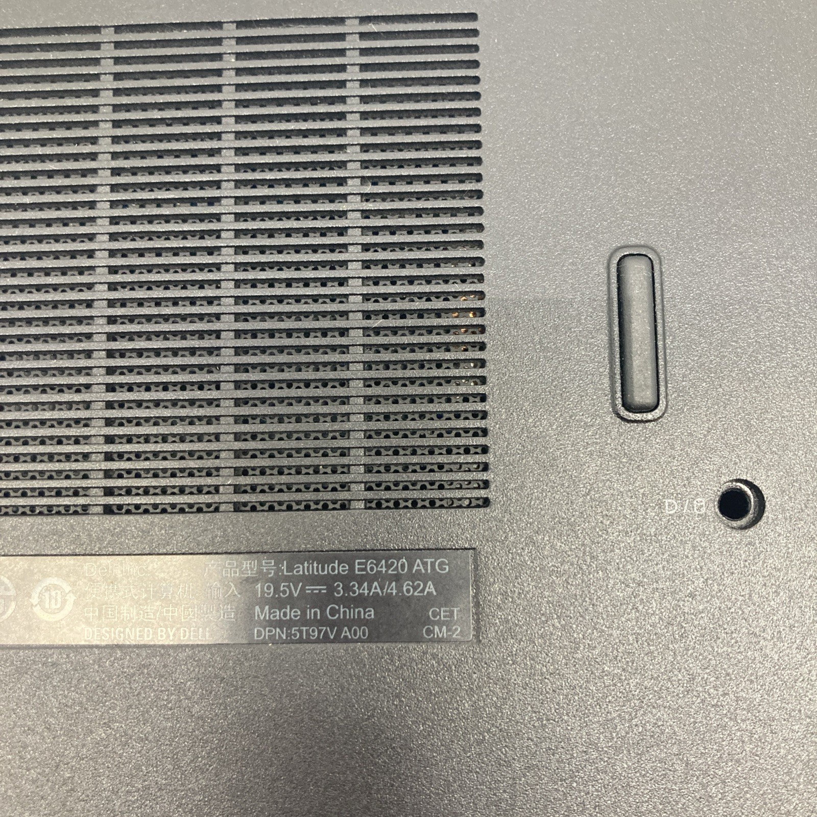 DELL LATITUDE E6420 ATG Intel Core i5-2540M 2.60GHZ 4GB No HD Boot to BIOS