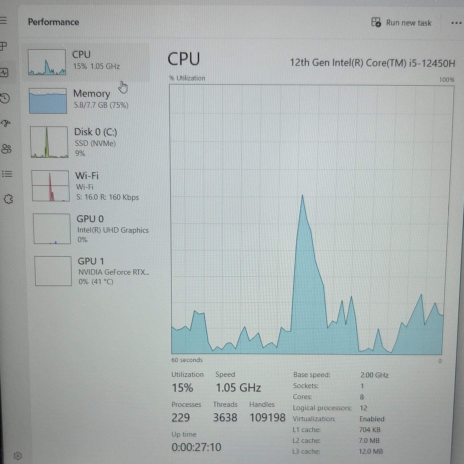 HP Victus 15.6″ i5-12450H 2.0GHz 8GB RAM 500GB SSD 2TB GeForce RTX 3050