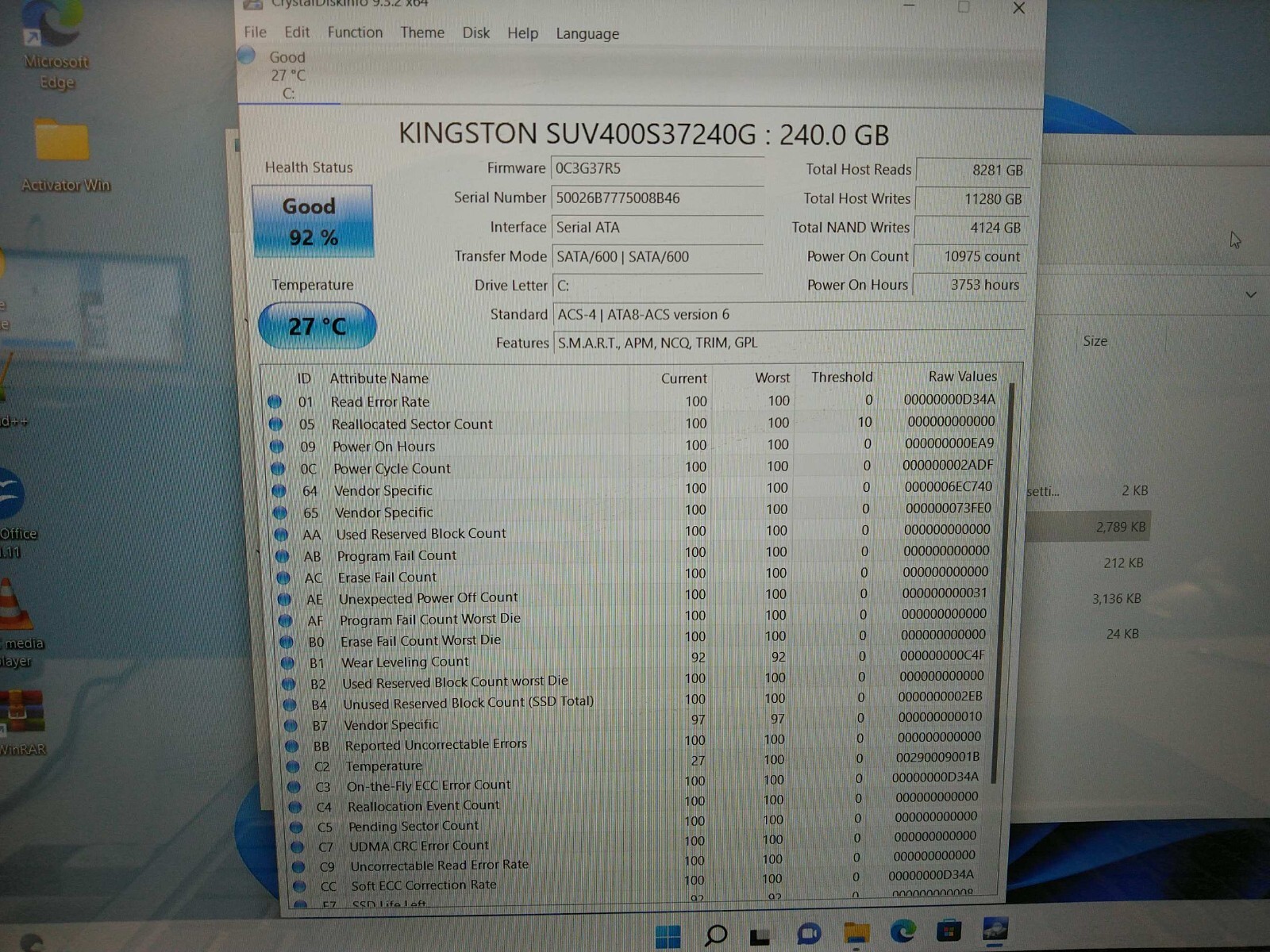 Dell inspiron 5565 15.6″AMD A9-9400 2400mhz 8gb ram 240gb SSD Charger* GFFPYL2