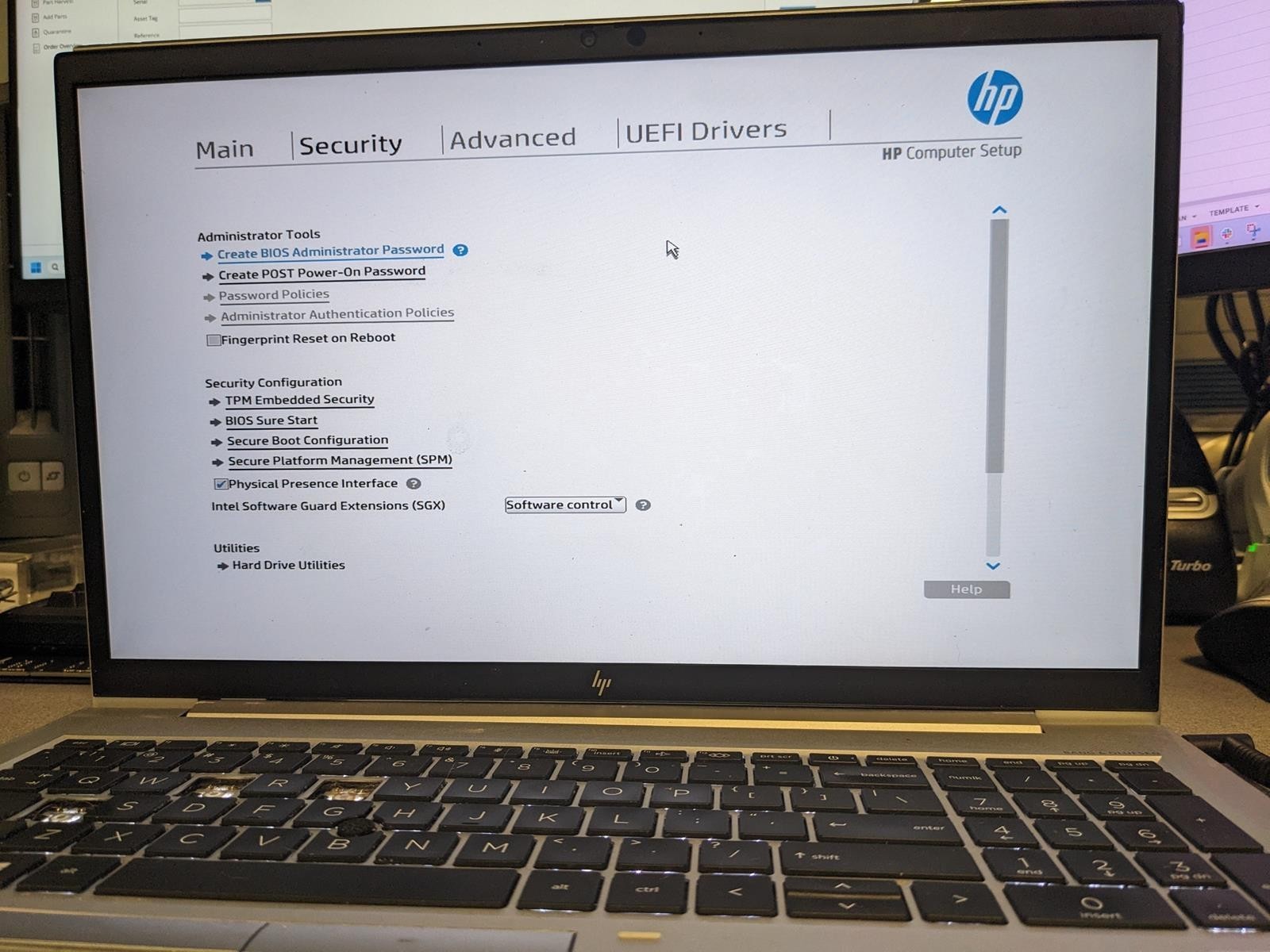 HP ELITEBOOK 850 G7 i7-10510U @ 1.80GHz, 8GB RAM, NO HDD/OS – (FOR PARTS)