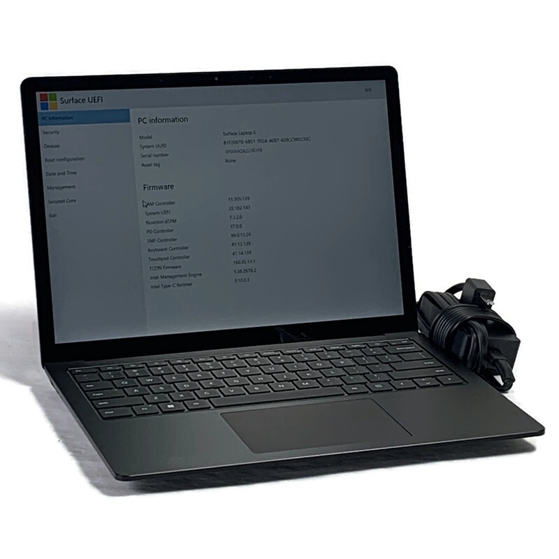 Microsoft Surface Laptop 5 1951 13.5″ i7-1265U 1.8GHz 16GB 256GB NVMe SSD -Win11