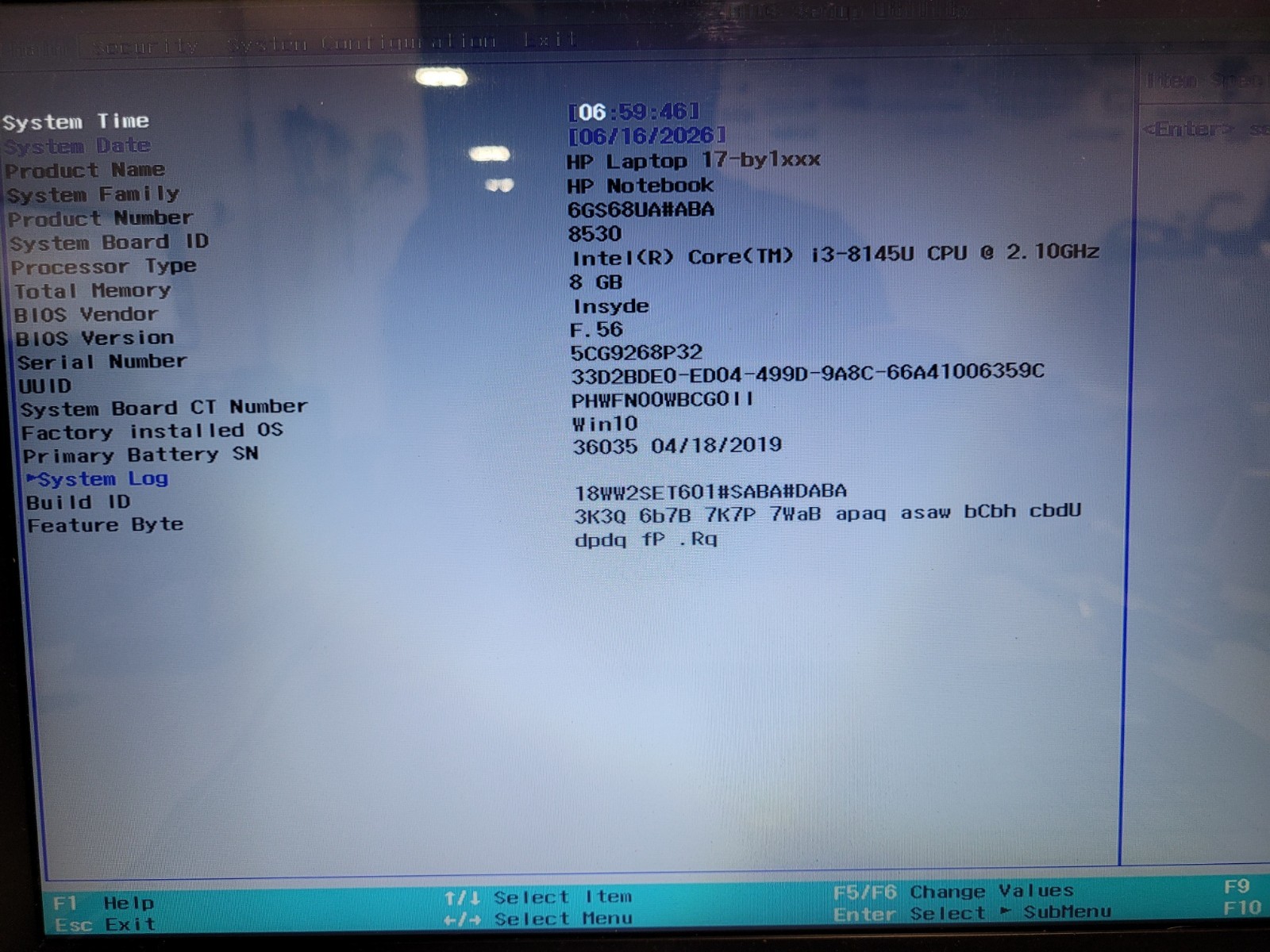 Hp pavilion 17 byxxx 17″ i3’8145u 2.10ghz 8gb ram 1tb hdd w11p READ 5CG9268P32