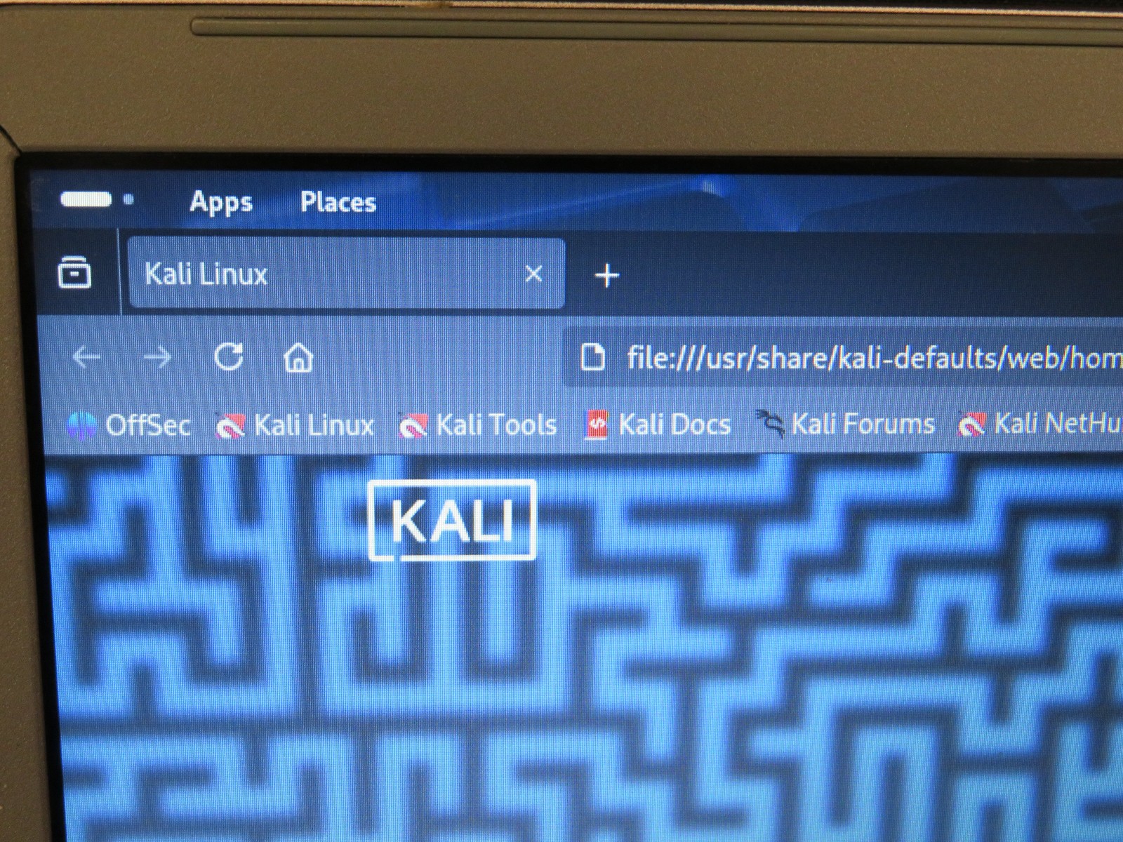 Samsuung 15.5 inch Chromebook Upgraded to KALI Linux