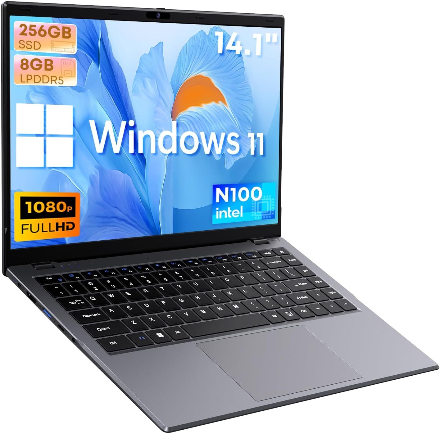 CHUWI GemiBook XPro 14.1” Intel 12th Gen N100 256GB SSD 8GB DDR5 Windows 11 PC
