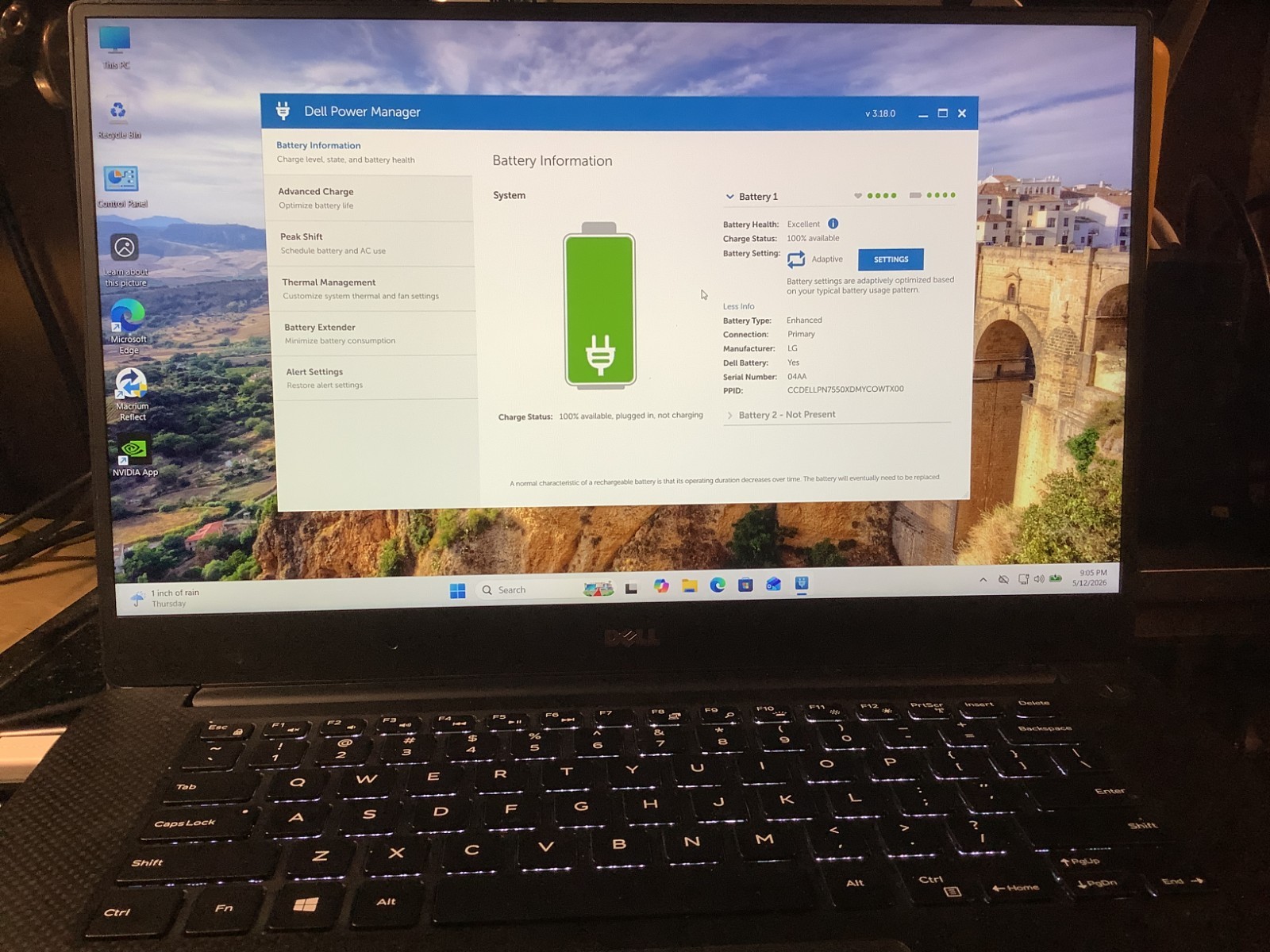 Dell XPS 9570 Gaming-GTX1050, i5-8300H, 16 GB – 512 GB Windows 11 Pro # 1CW33X2