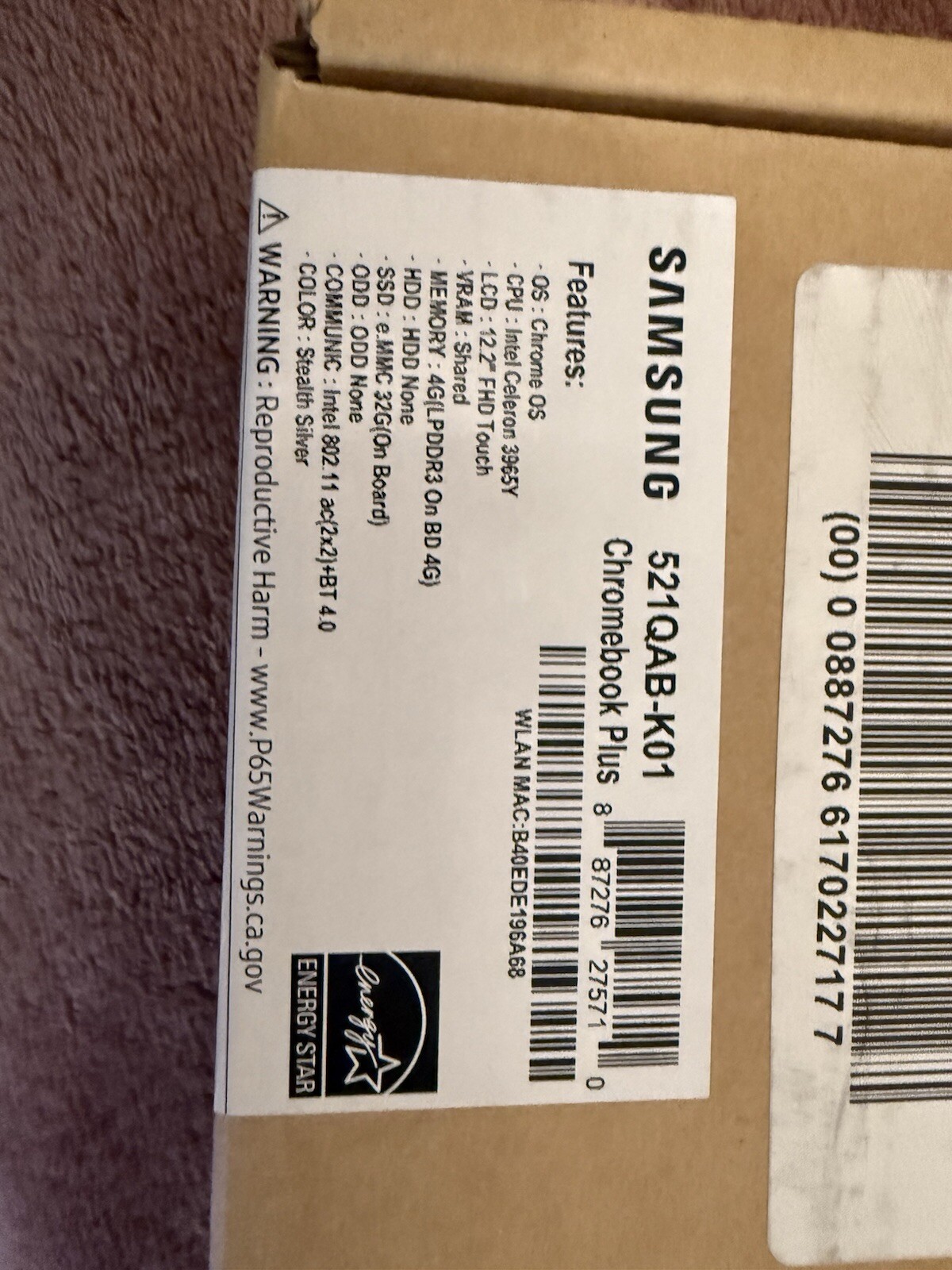 Samsung Plus Chromebook 12.2″ (32GB eMMC, Intel Celeron, 1.50 GHz, 4 GB) Touch