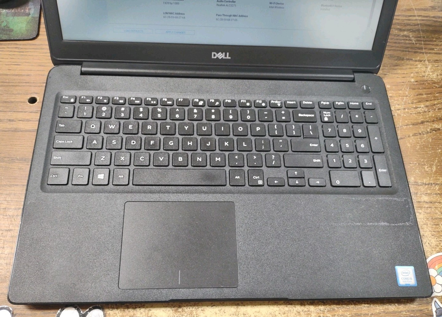 Dell Latitude 3500 Laptop W/ i5-8265U, 8GB, 512GB.