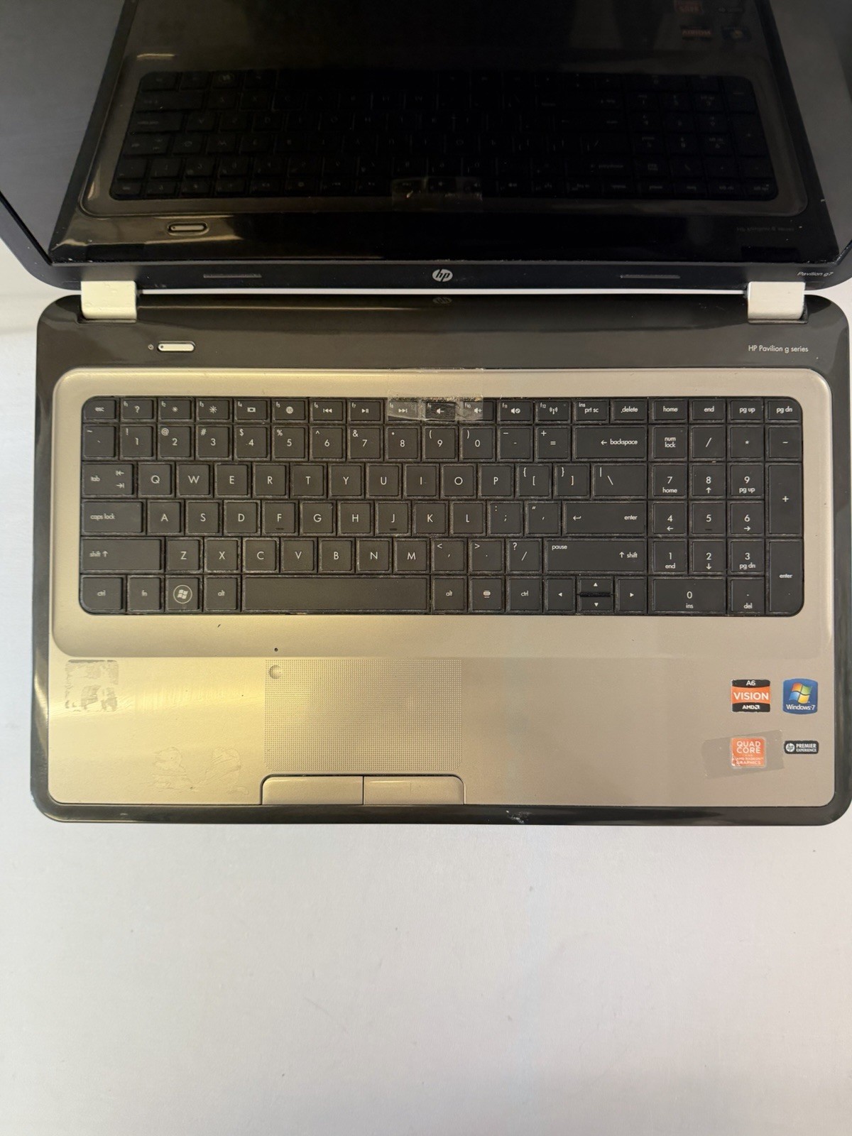 HP Pavillion g7 Laptop – Good Screen – AMD AG-3420M – RAM 8 GB – Read Des