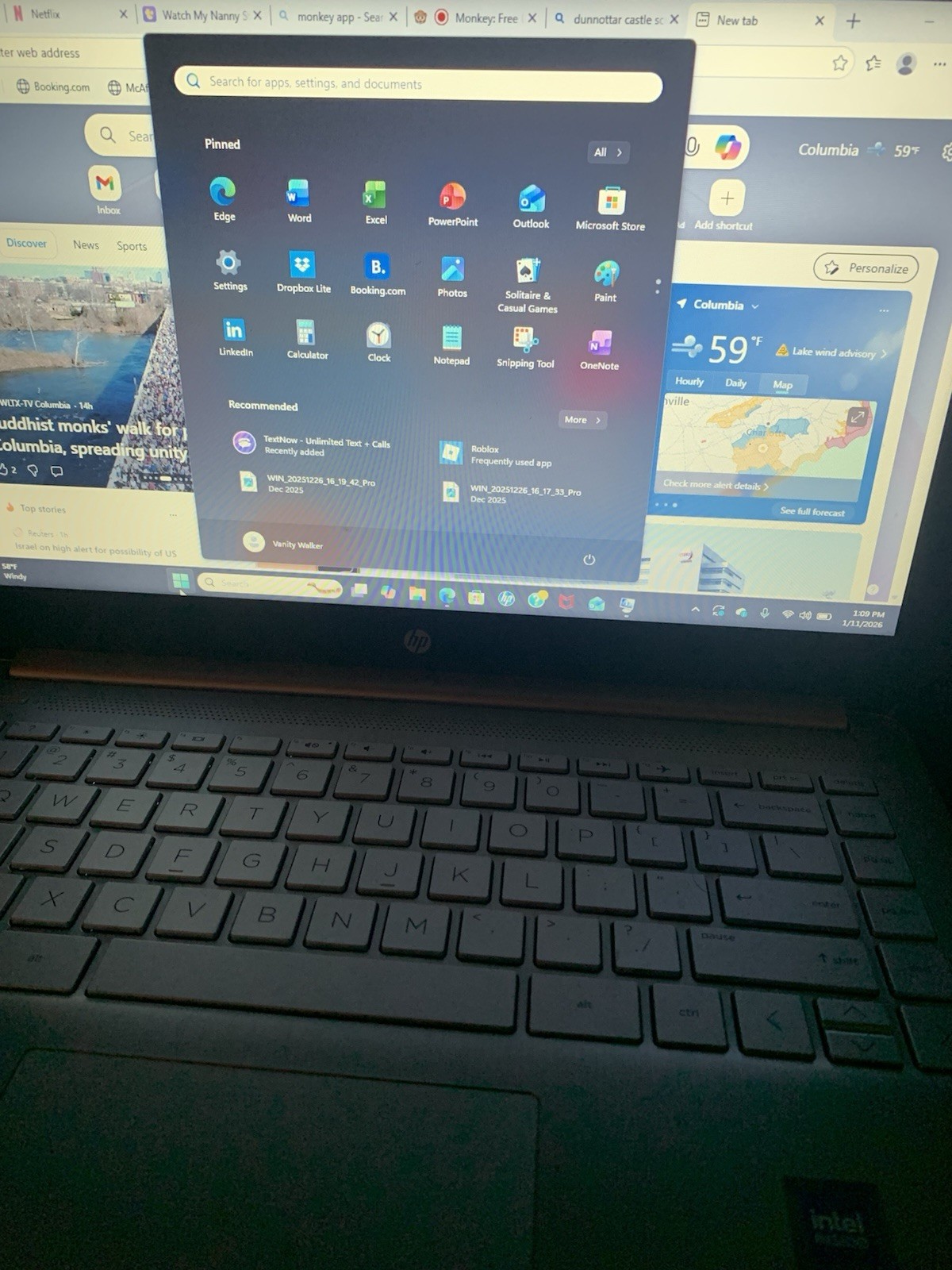 HP Silver Laptop Intel Core i5 Windows 11 Webcam Wi-Fi Bluetooth