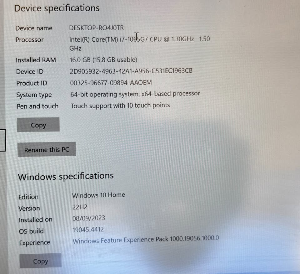 ACER SWIFT 3 LAPTOP N19H3 i7 16gb RAM 1TB SSD 13.5″ WINDOW 10 HOME FREE SHIP