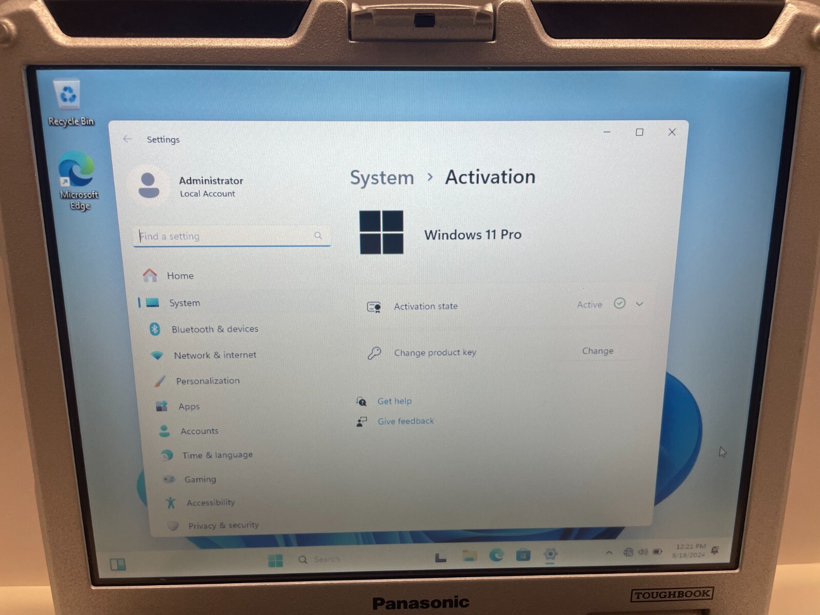 Panasonic Toughbook Cf-31 MK4 i5 27.GHz 16GB 240GB SSD 4G NON-TOUCH Windows 11