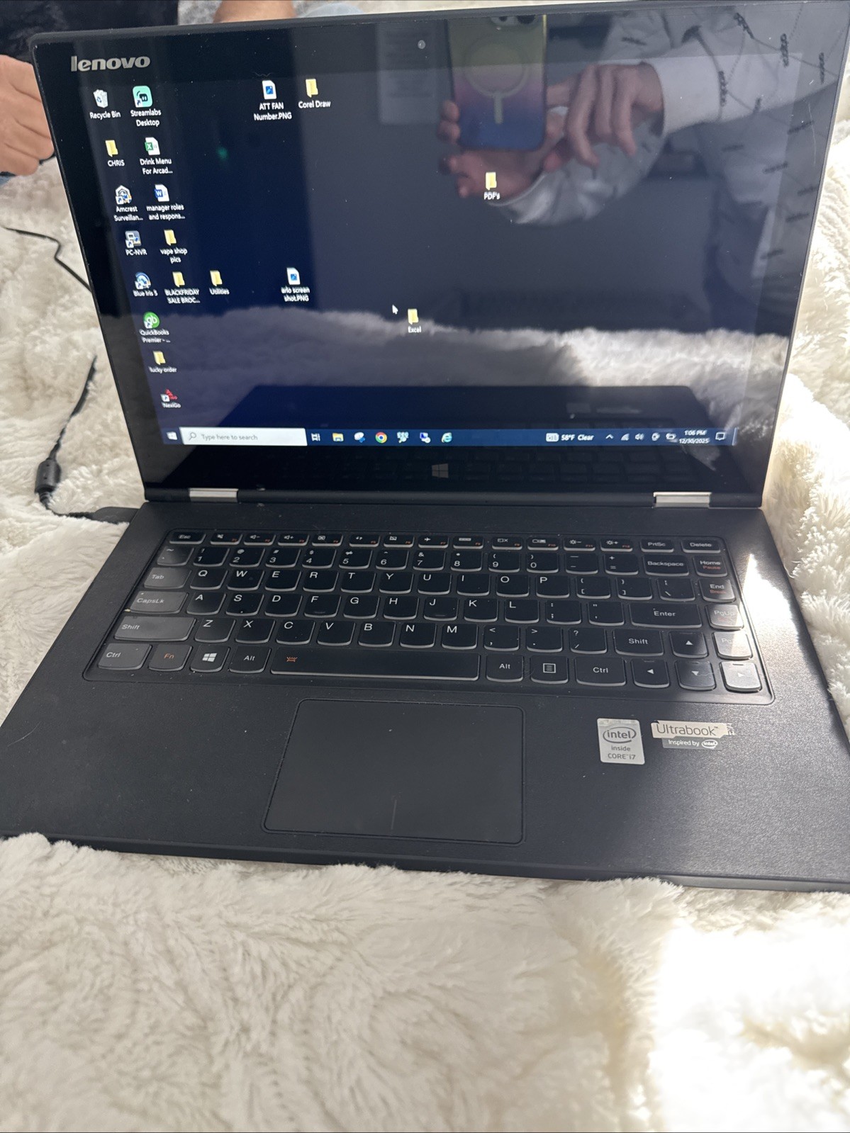 Lenovo Yoga 2 Pro 20266 Intel i7-4510U 2.6 GHz 8GB RAM 13.3″ Touch W/Power Cord