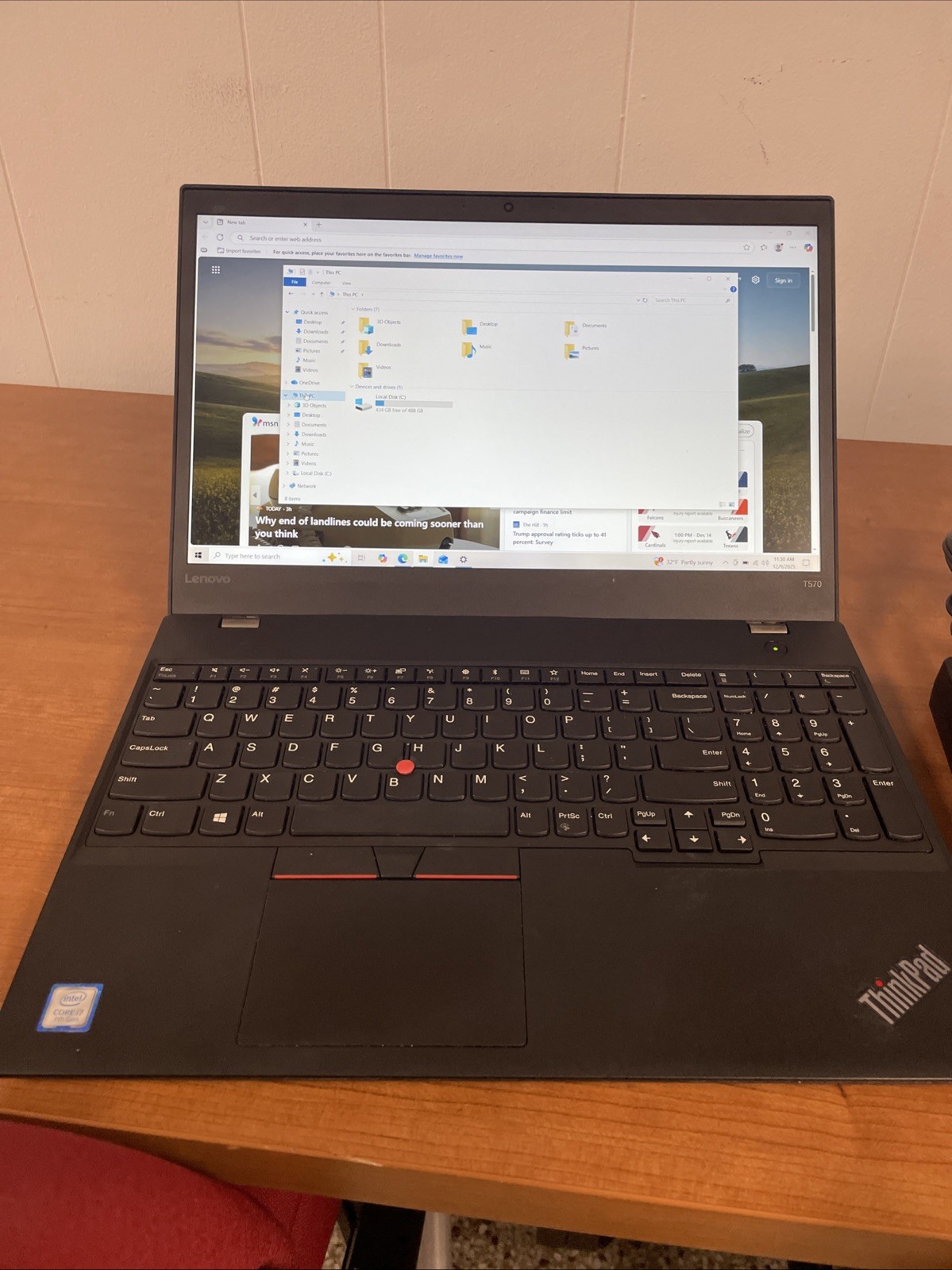 Lenovo ThinkPad T570 15.6″ Laptop i7-7600U 2.80GHz 16GB RAM 256GB SSD Win 10 PRO