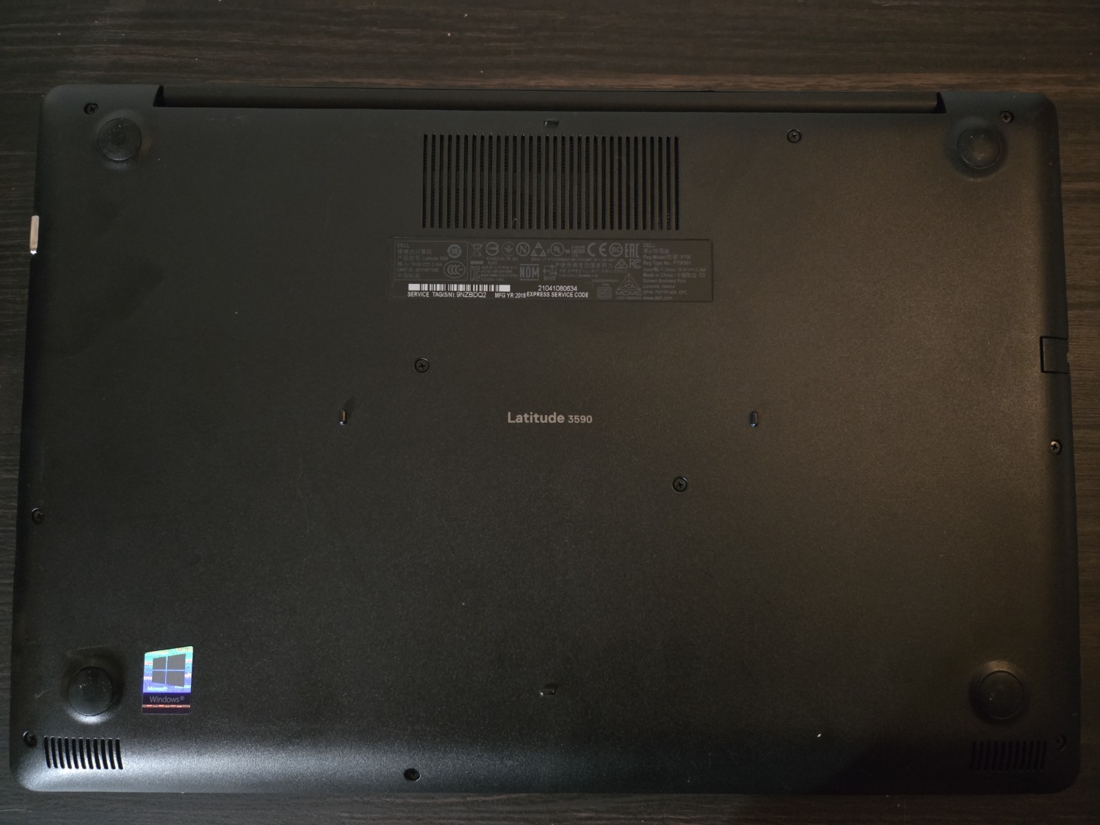 Dell Latitude 3590 i5-8th Gen 8GB RAM 256GB SSD Windows 10 Pro