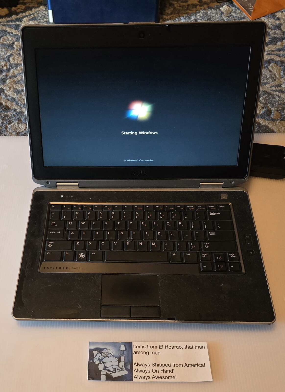 Dell Latitude E6430 Intel Core i5-3320M 2.60GHz, 8GB, 500GB HDD Win 7 Pro Readme